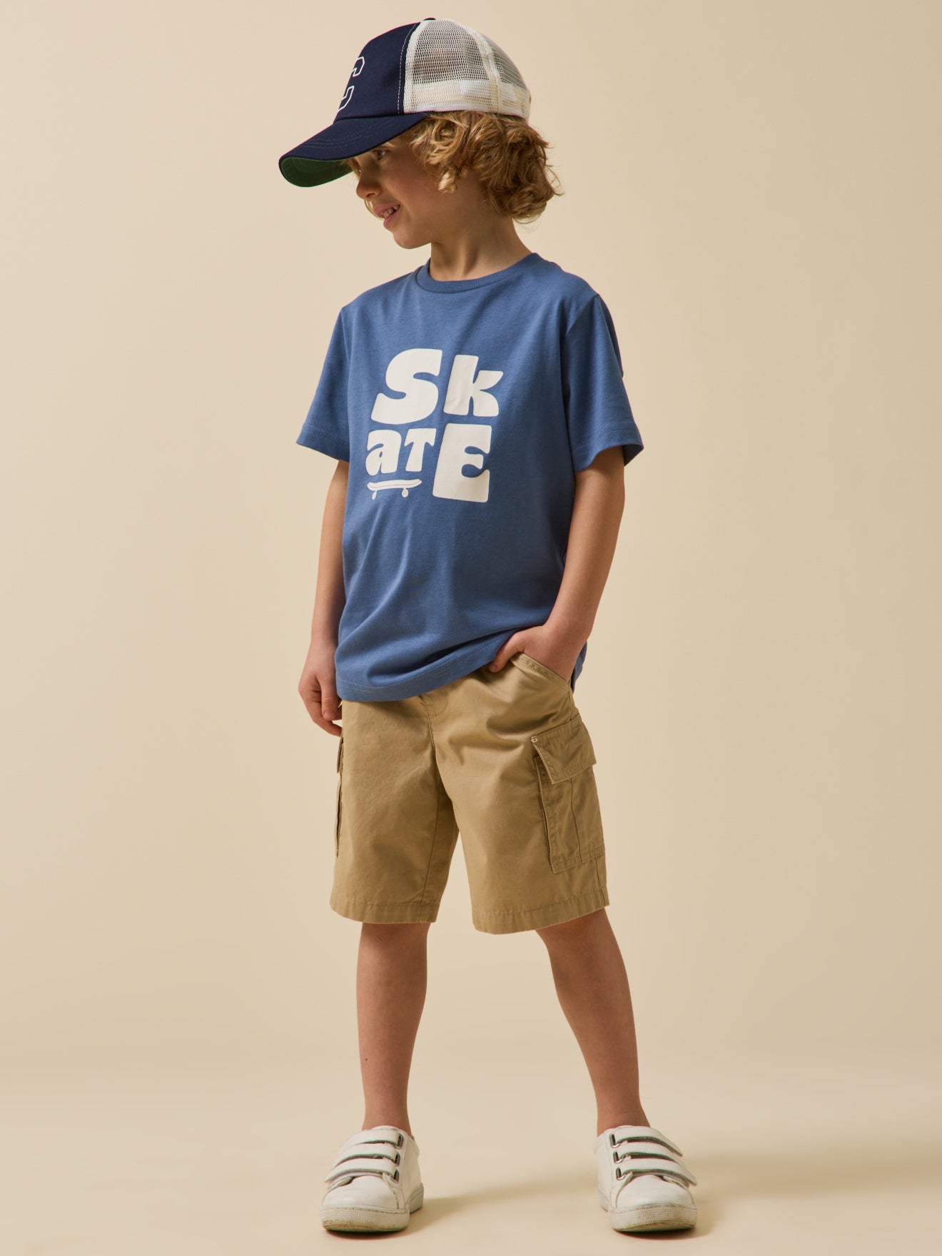 Jungen T-Shirt mit Druckmotiv – Bio-Baumwolle