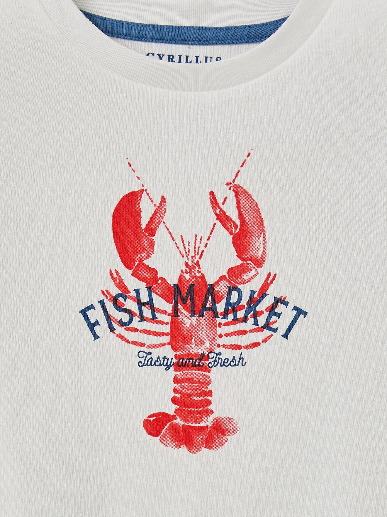 Jungen T-Shirt « Homard » – Bio-Baumwolle