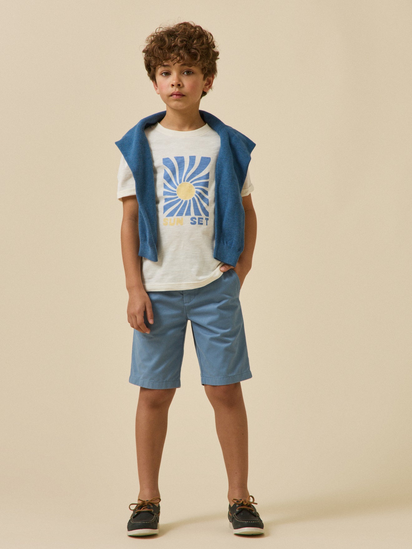 Jungen T-Shirt mit Druckmotiv – Bio-Baumwolle