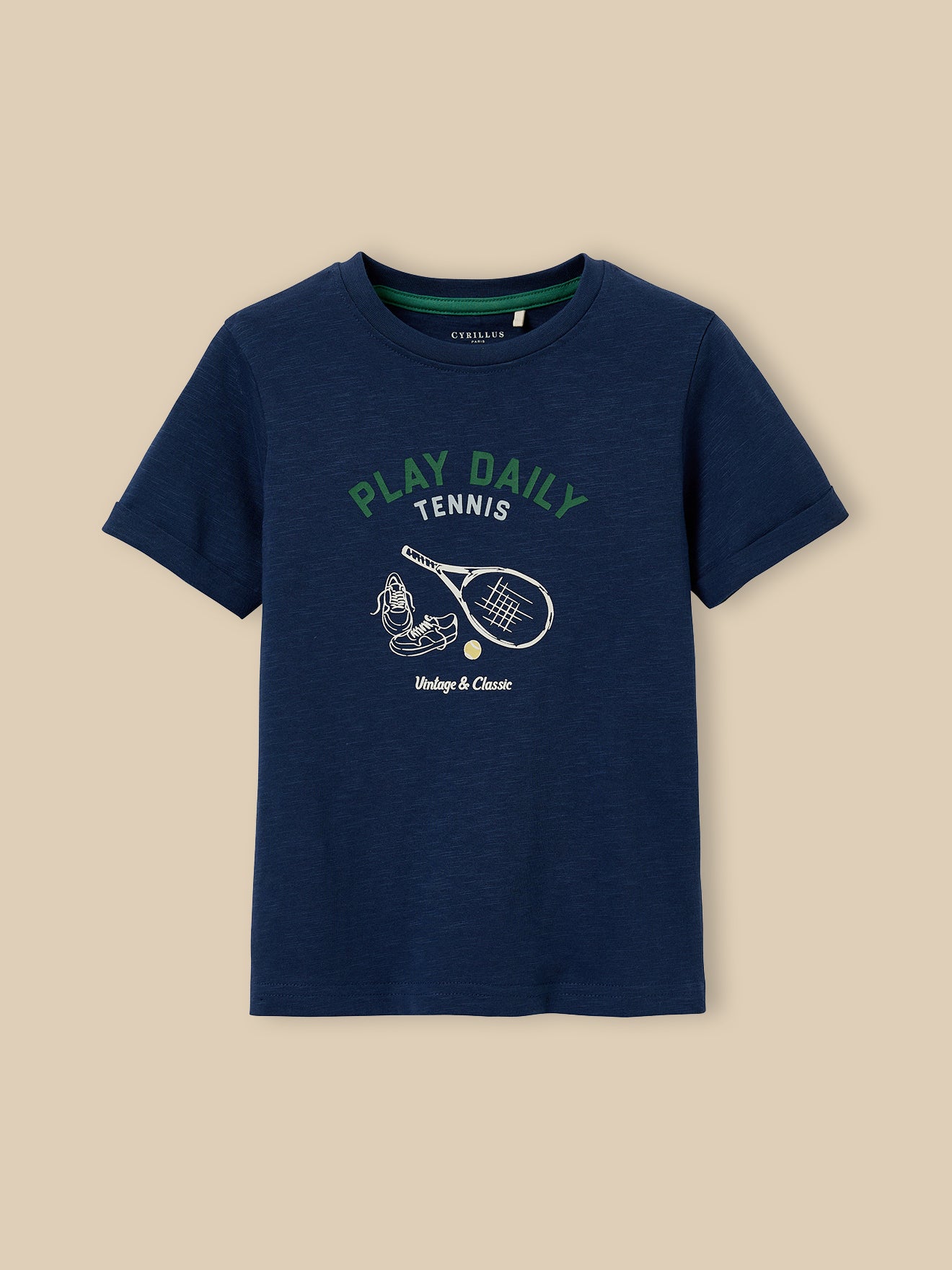 Jungen T-Shirt mit Druckmotiv – Bio-Baumwolle