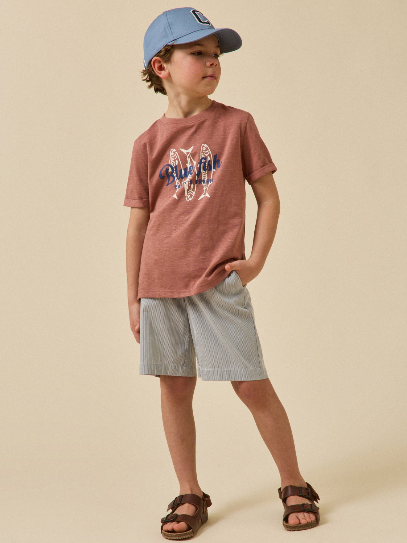 Jungen T-Shirt mit Druckmotiv – Bio-Baumwolle