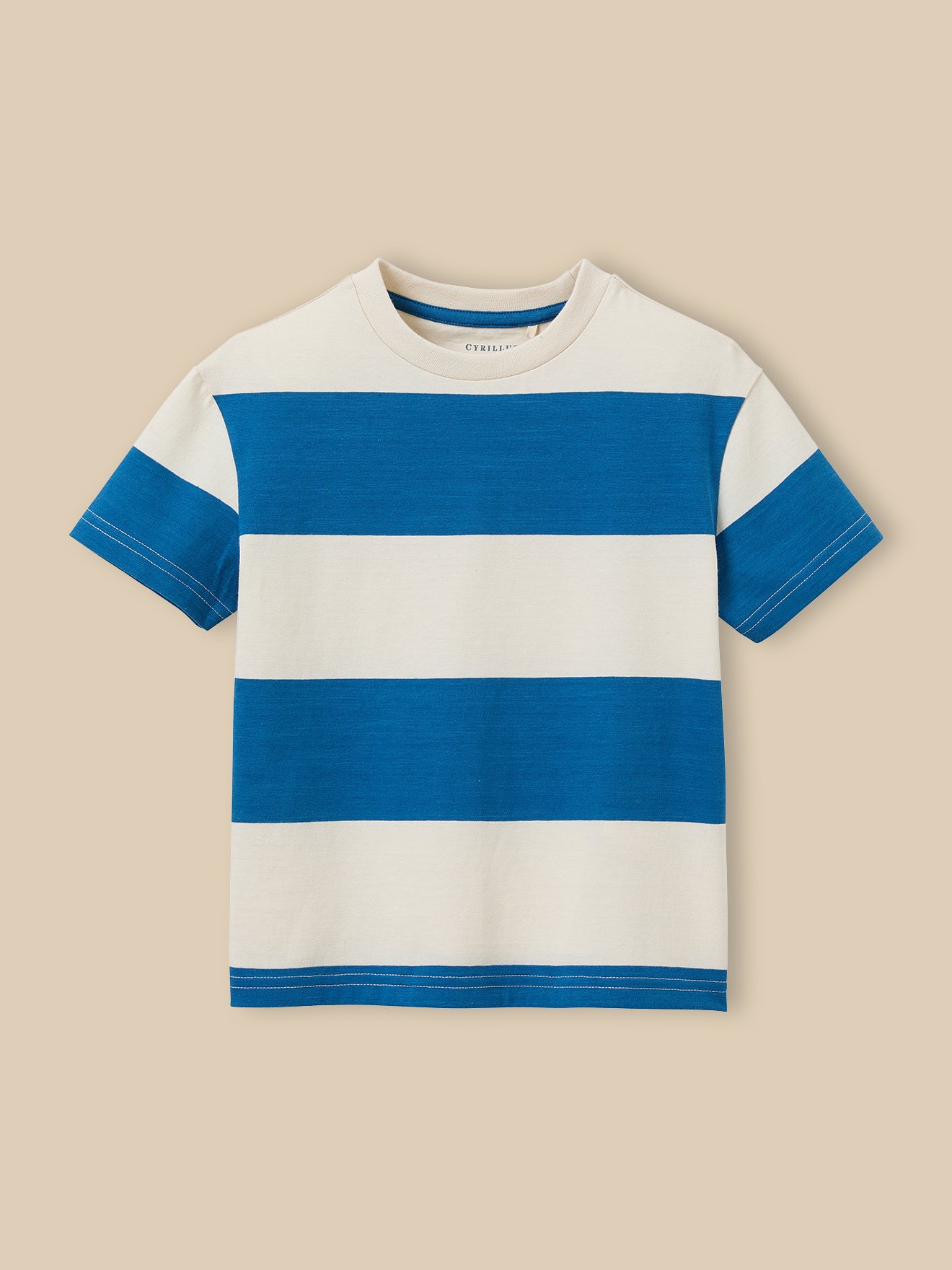 Jungen-T-Shirt mit Streifen – Bio-Baumwolle