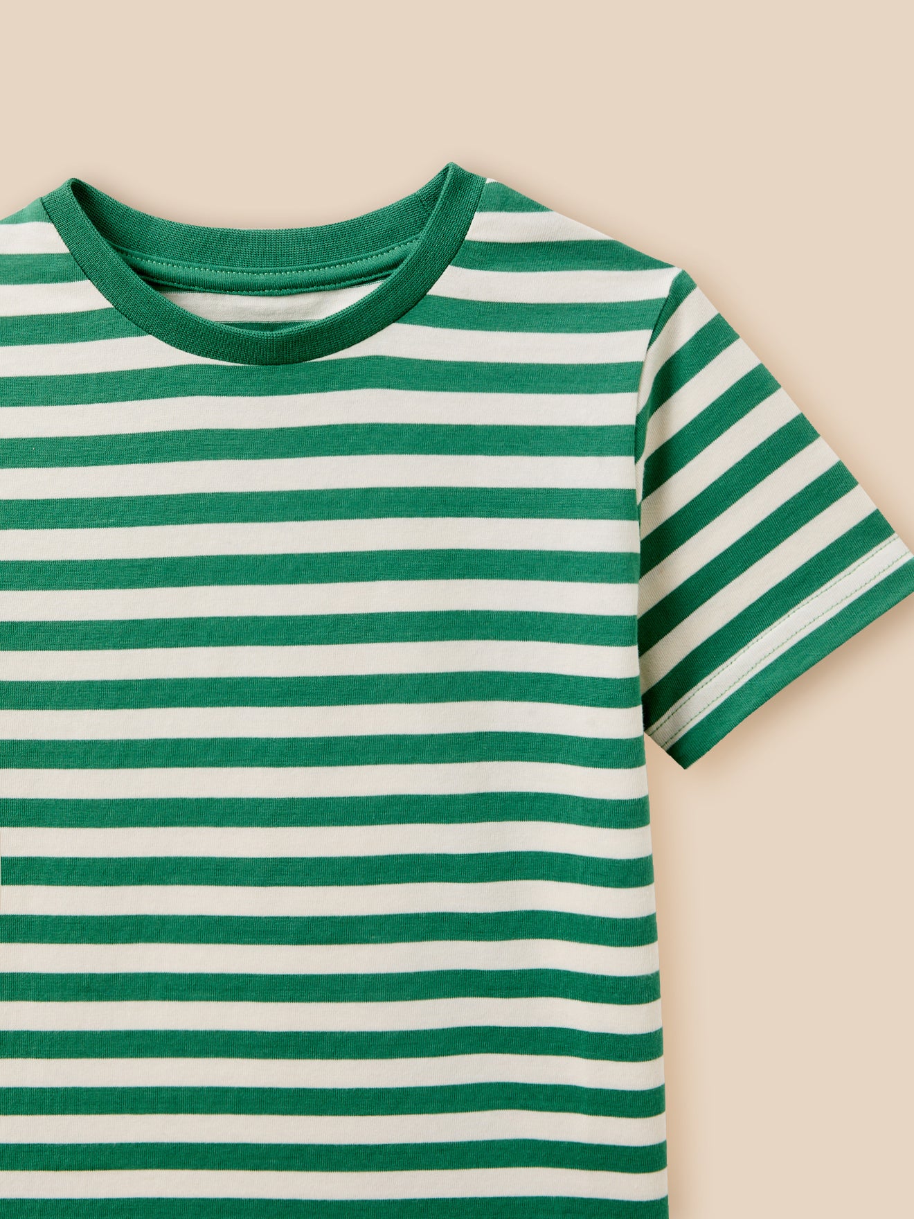 Jungen T-Shirt mit Streifen – Bio-Baumwolle
