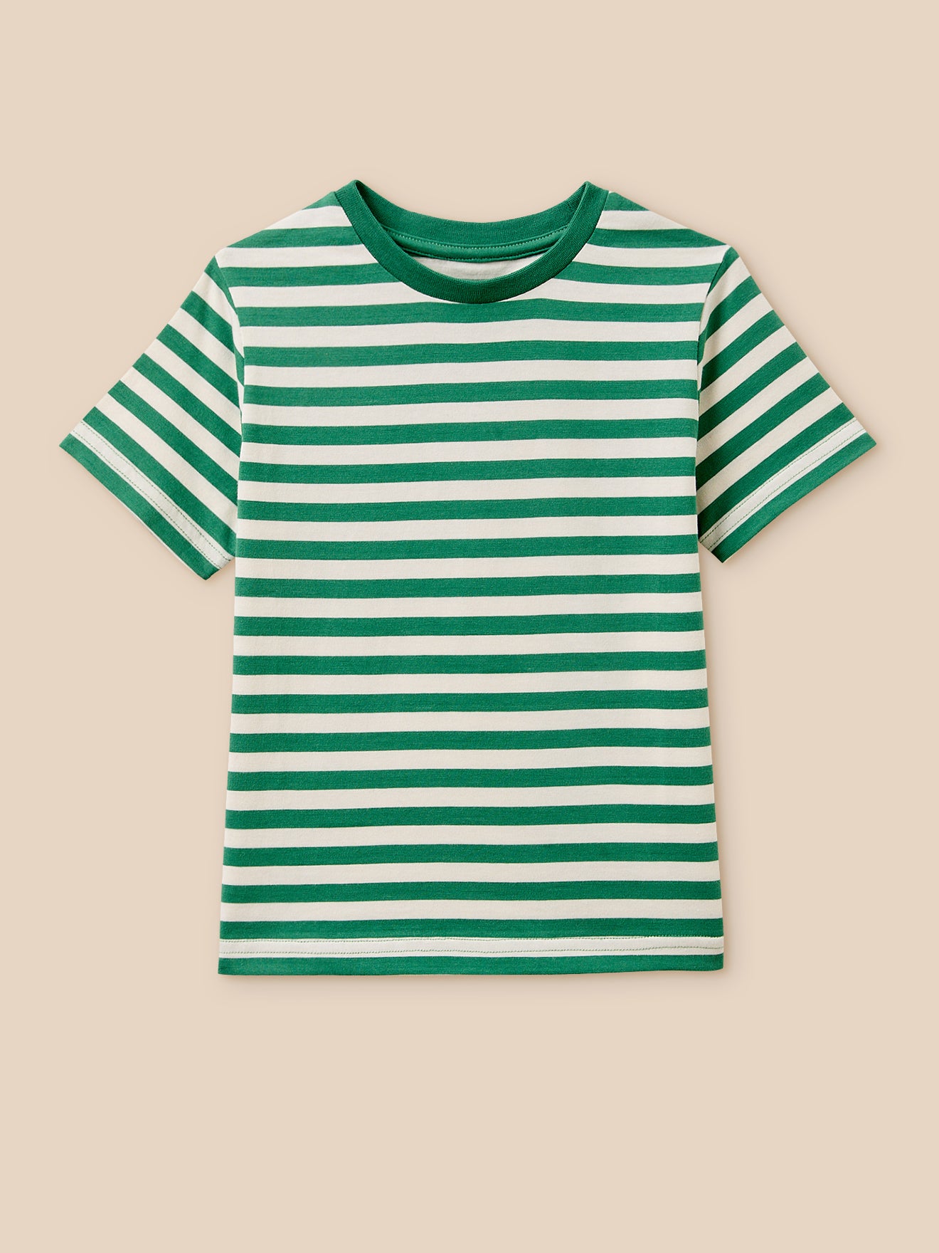 Jungen T-Shirt mit Streifen – Bio-Baumwolle
