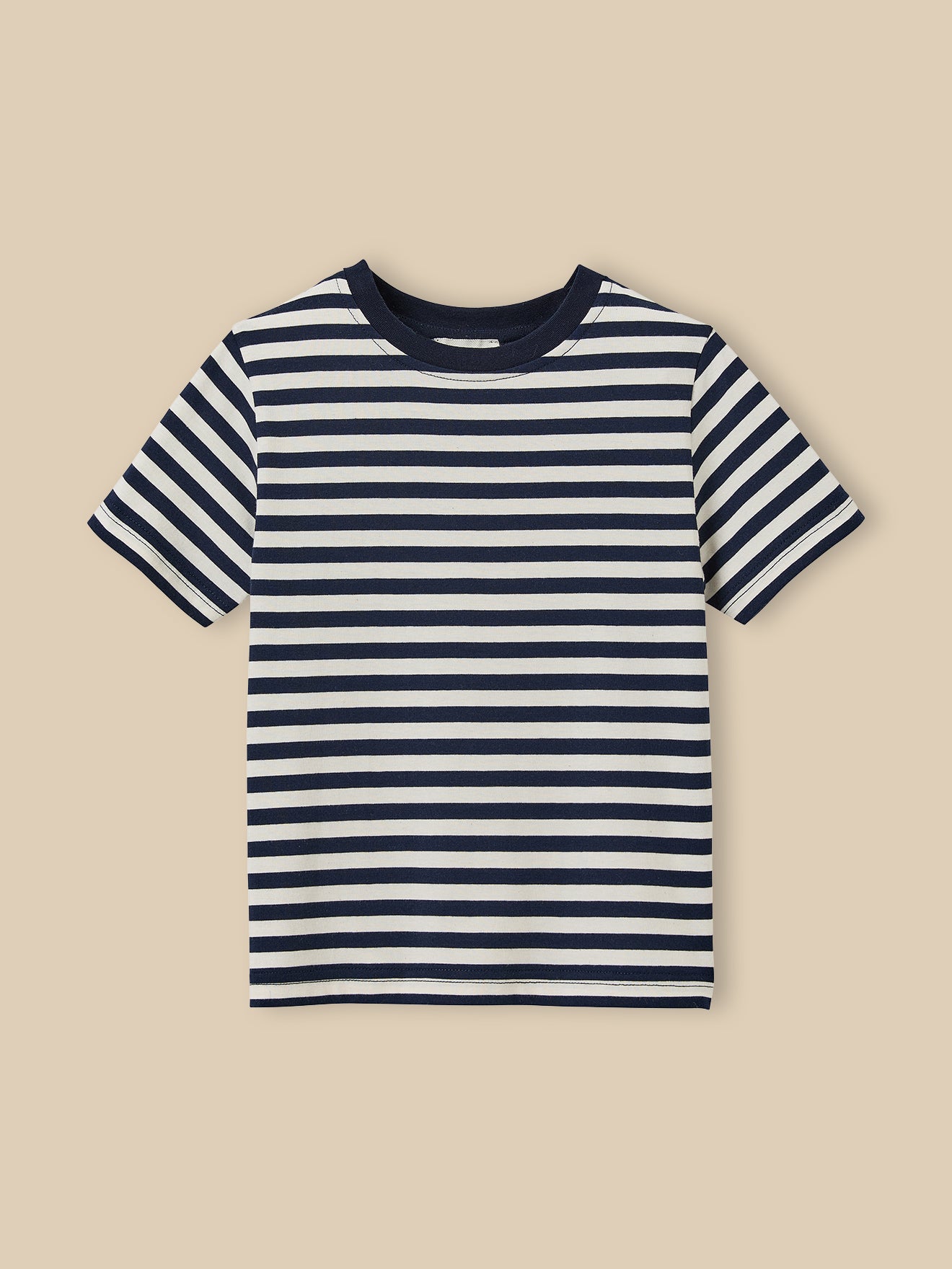 Jungen T-Shirt mit Streifen – Bio-Baumwolle
