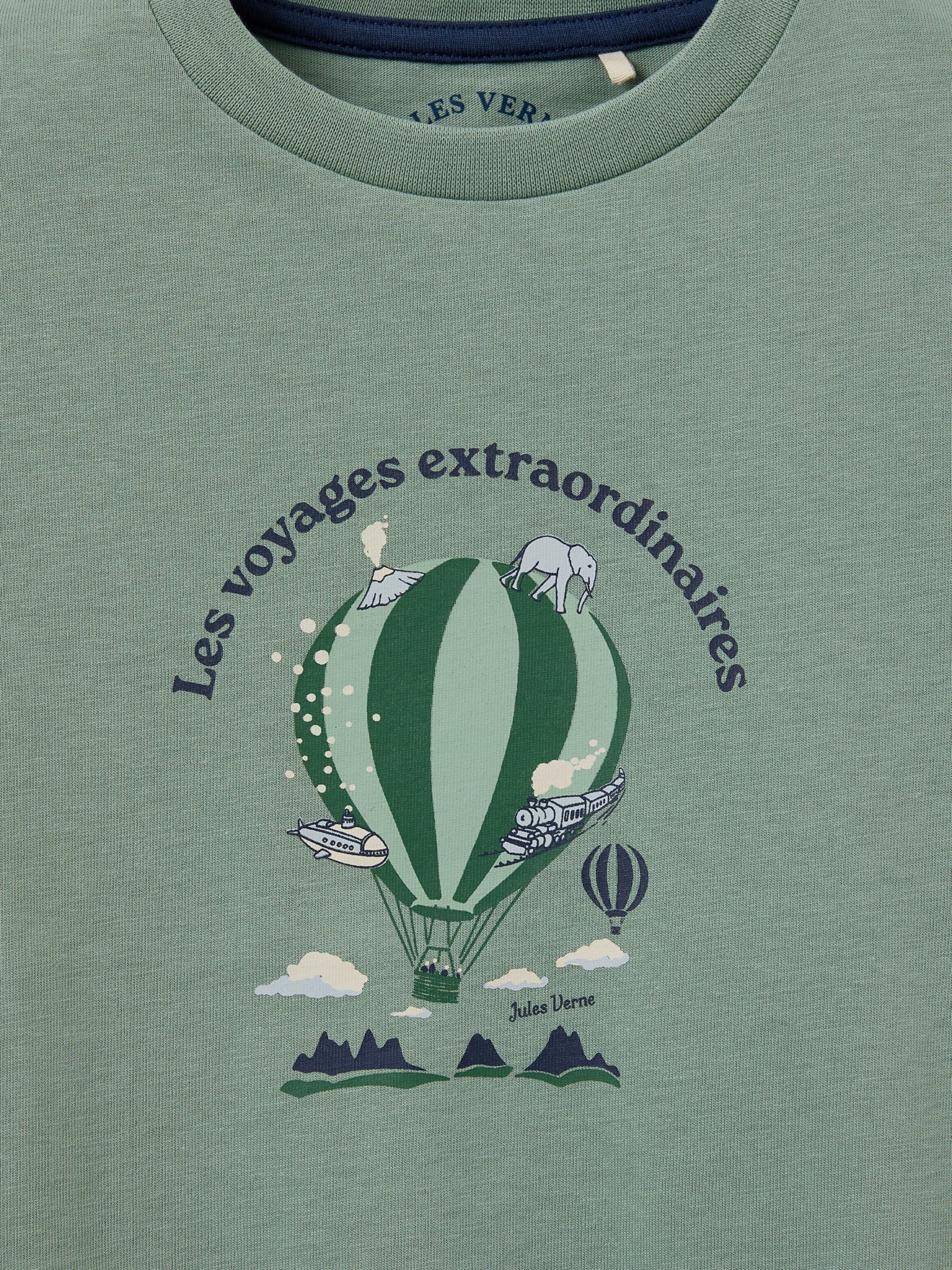 Kinder T-Shirt aus der Jules Verne Kollektion – Bio-Baumwolle