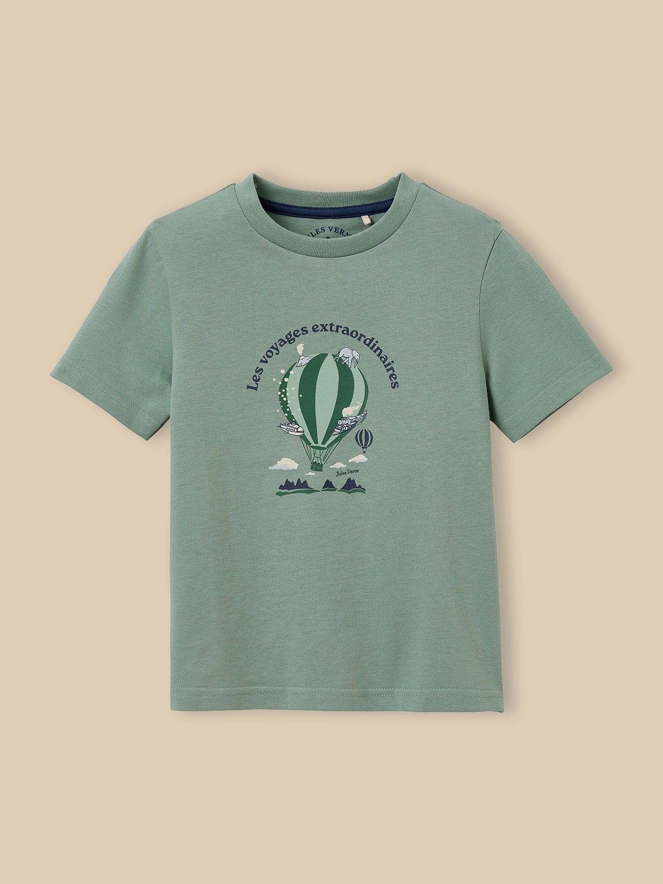 Kinder T-Shirt aus der Jules Verne Kollektion – Bio-Baumwolle