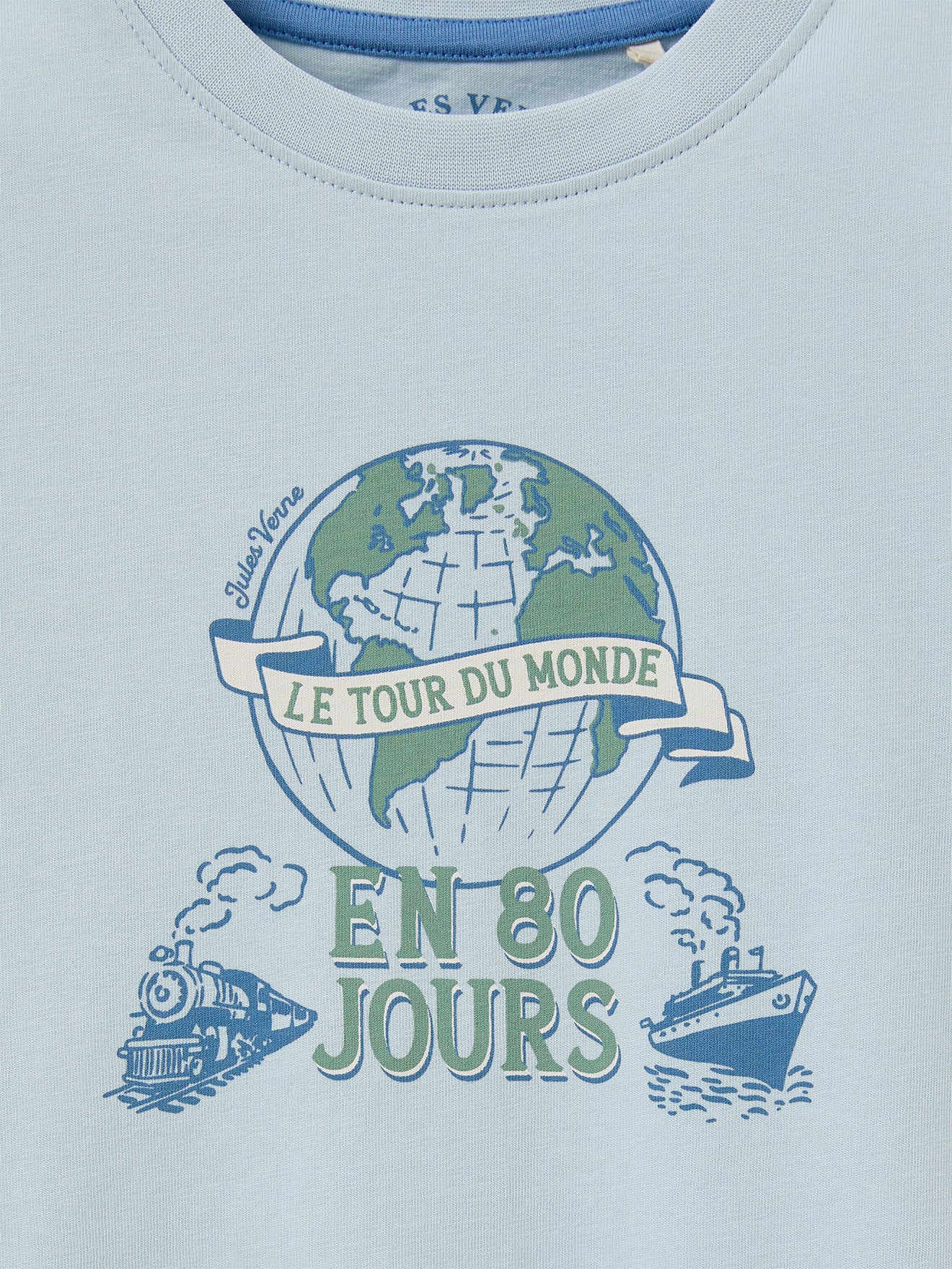 Kinder T-Shirt aus der Jules Verne Kollektion – Bio-Baumwolle