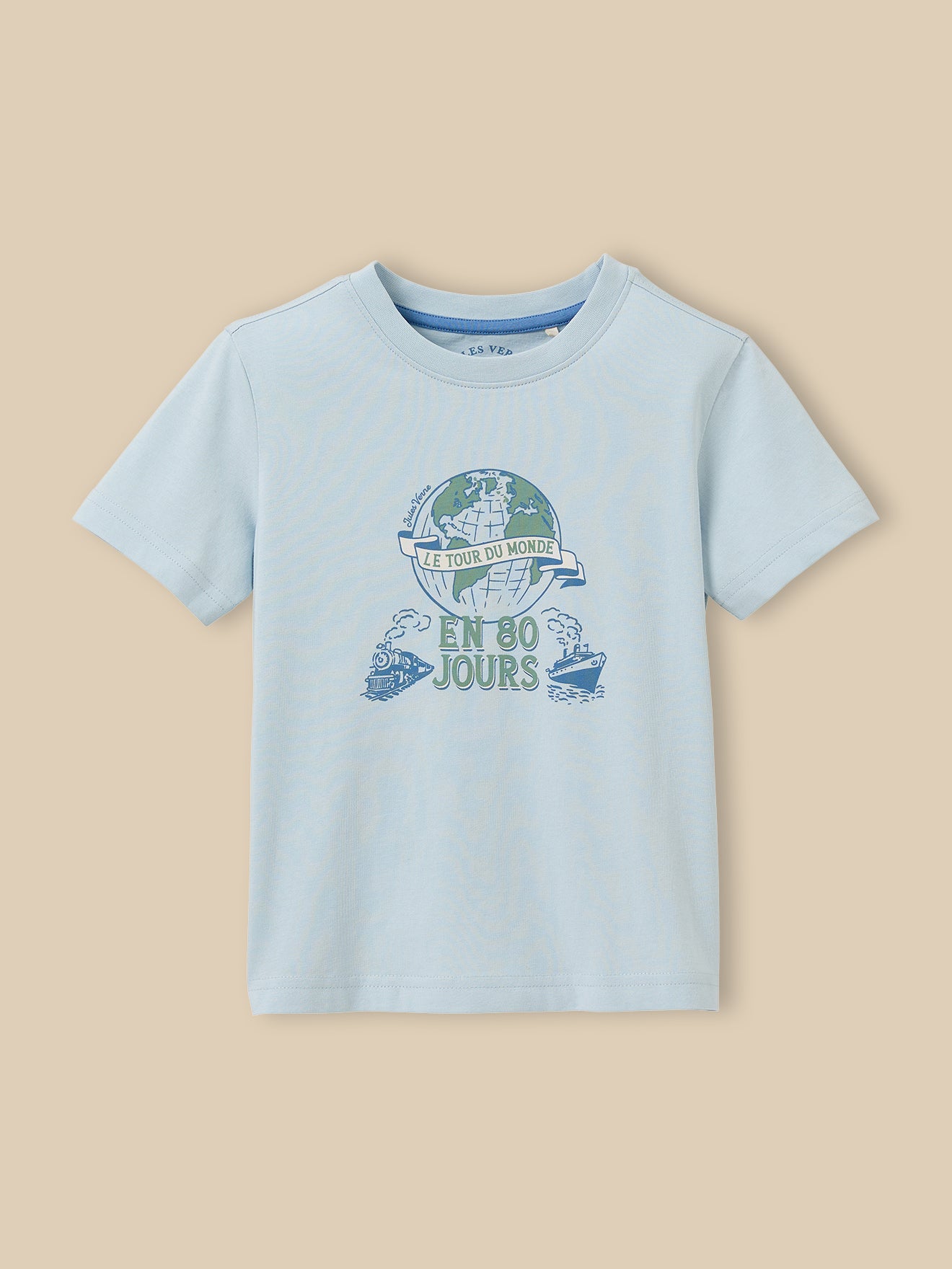 Kinder T-Shirt aus der Jules Verne Kollektion – Bio-Baumwolle