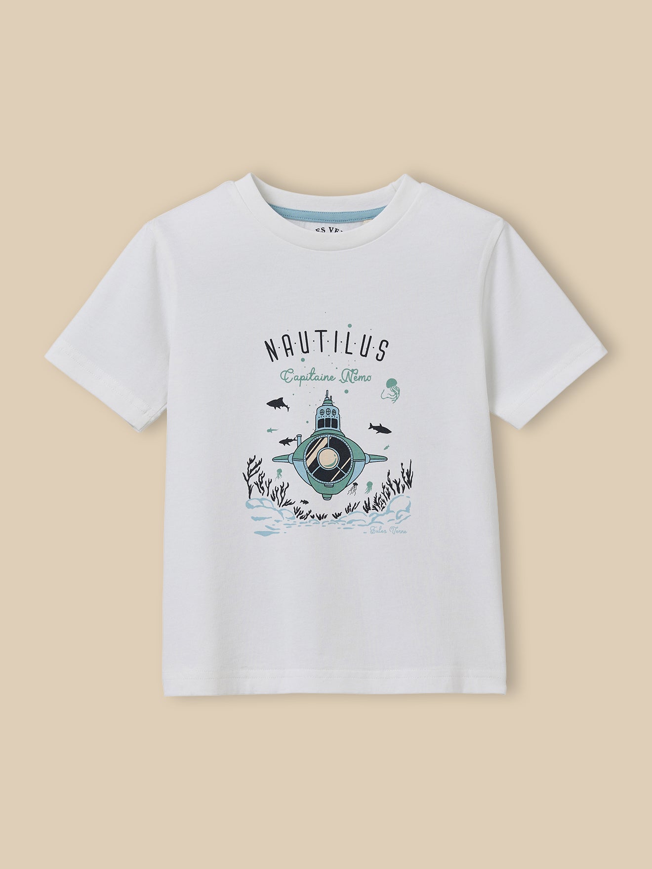 Kinder T-Shirt aus der Jules Verne Kollektion – Bio-Baumwolle