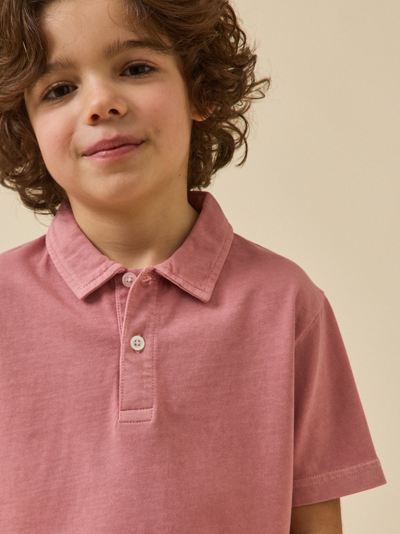 Jungen-Poloshirt – Bio-Baumwolle