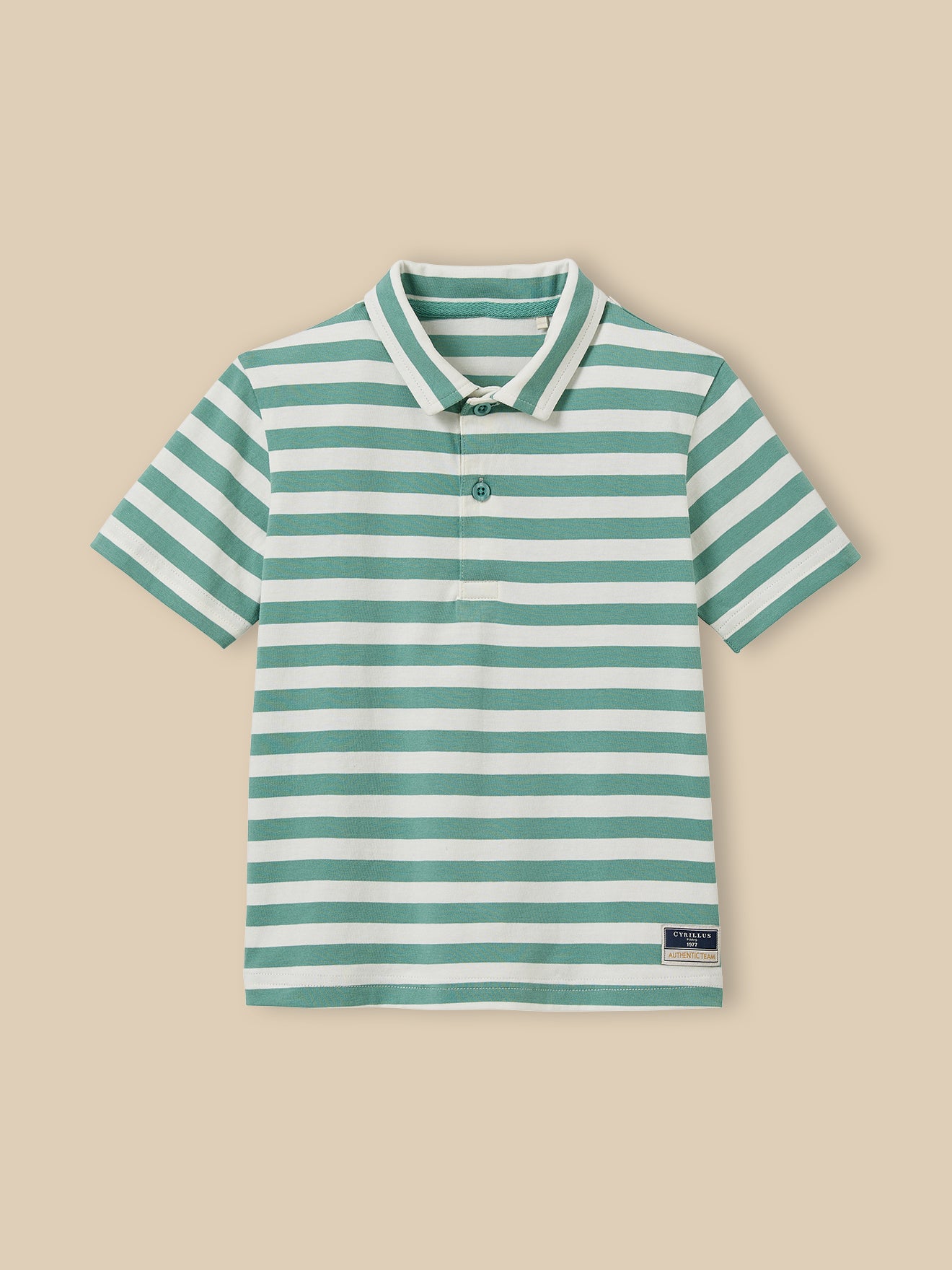 Jungen-Poloshirt, gestreift – Bio-Baumwolle