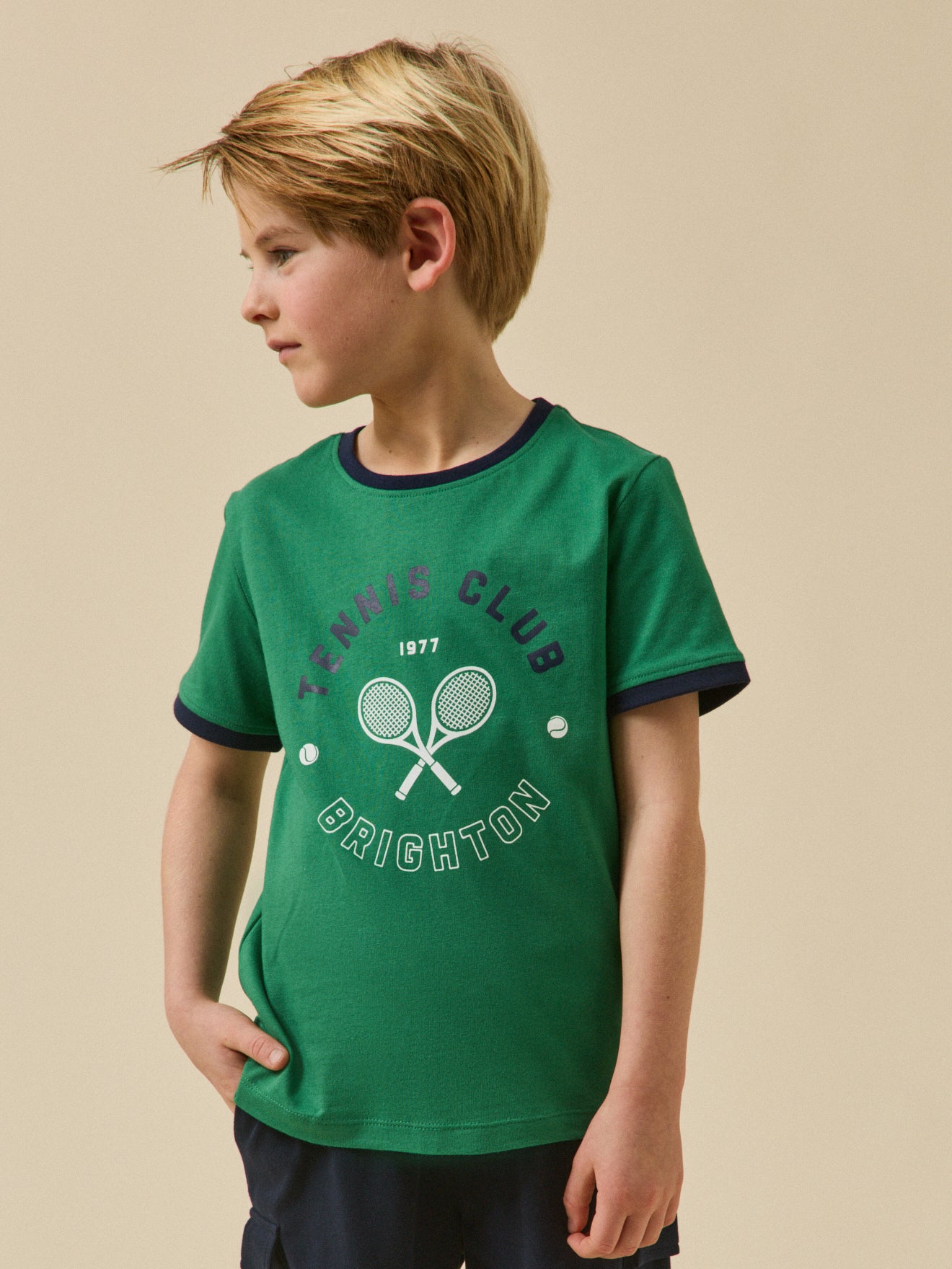 Jungen T-Shirt mit Druckmotiv – Bio-Baumwolle