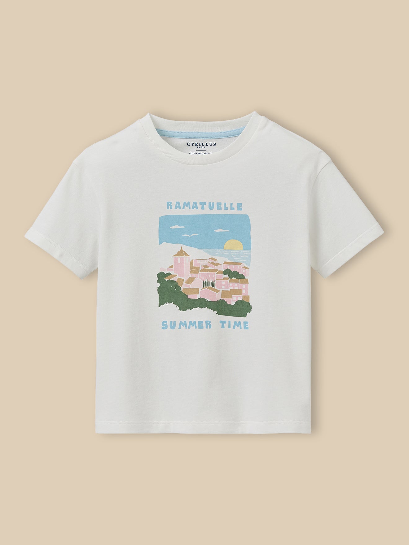 Jungen-T-Shirt « Ramatuelle » – Bio-Baumwolle