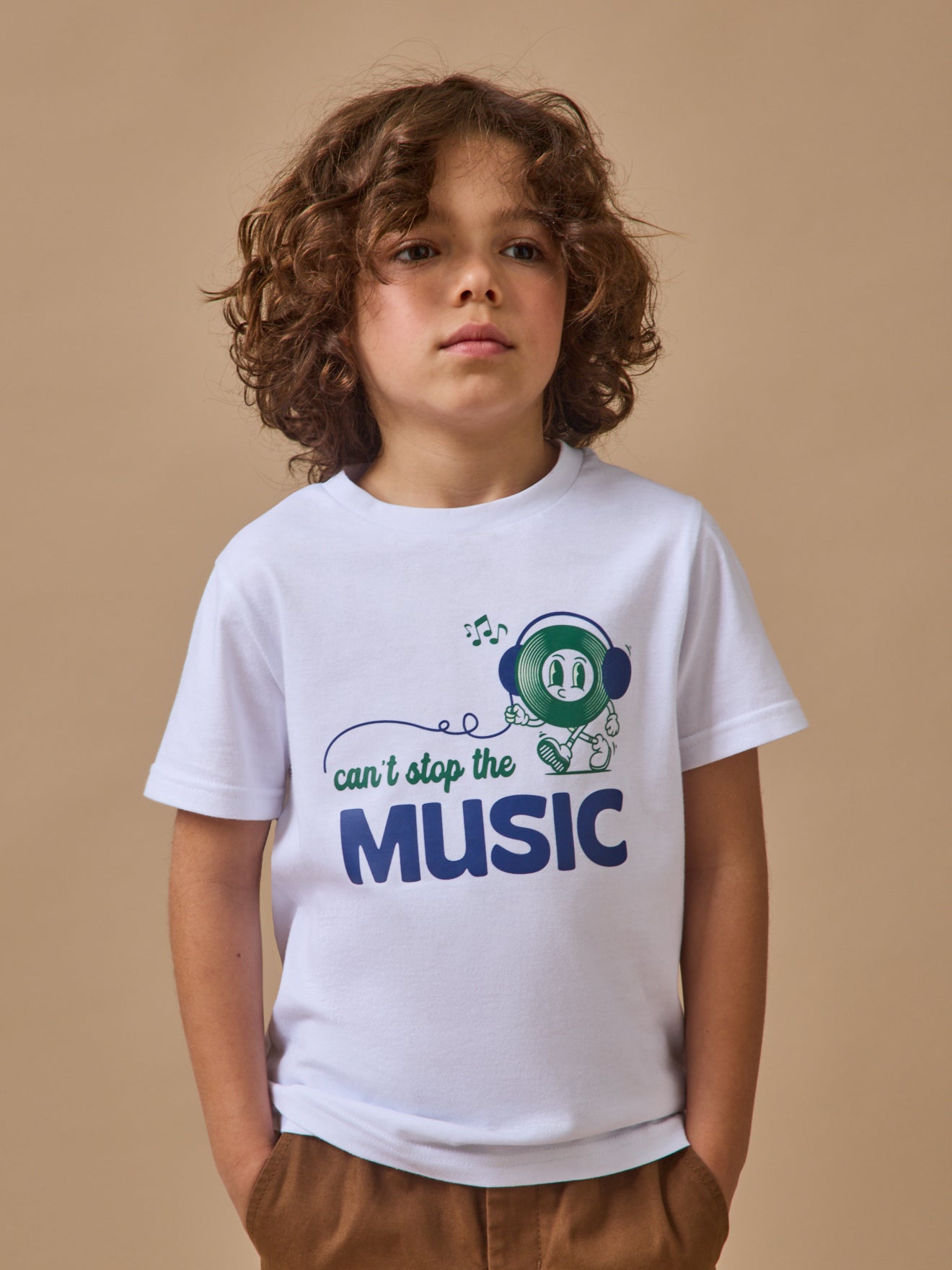 Jungen T-Shirt mit Druckmotiv – Bio-Baumwolle