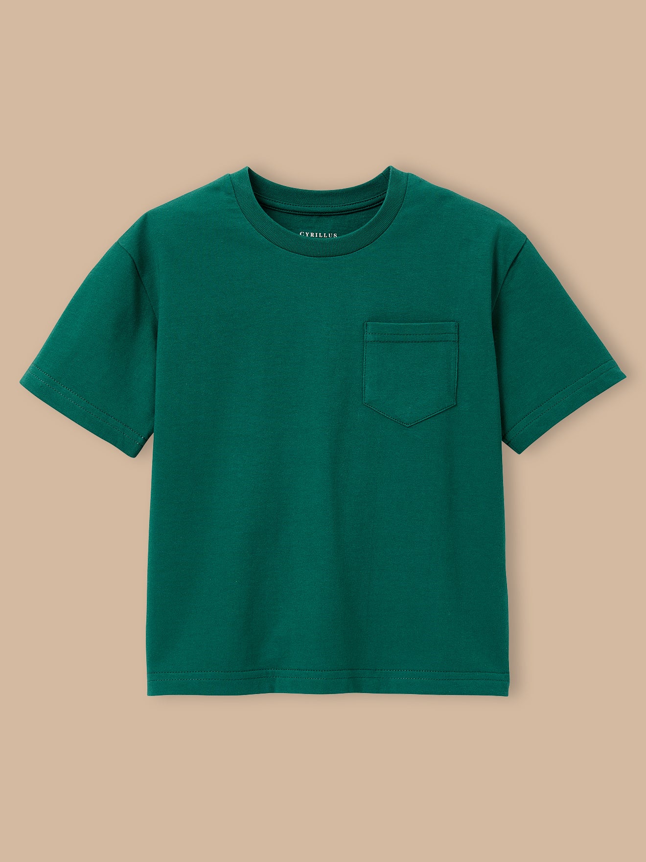 Jungen T-Shirt, unifarben – Bio-Baumwolle