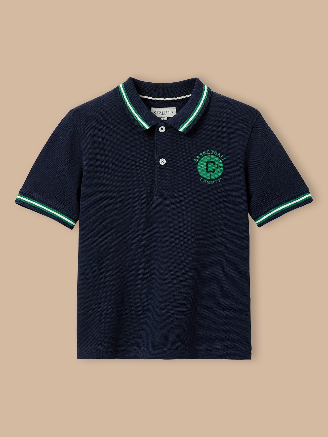Jungen Poloshirt aus Piqué-Strick