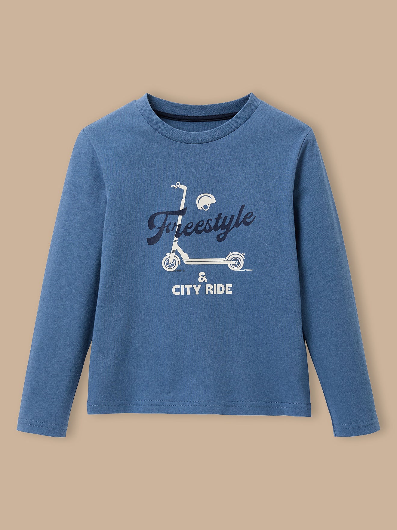 Jungen T-Shirt mit Druckmotiv – Bio-Baumwolle
