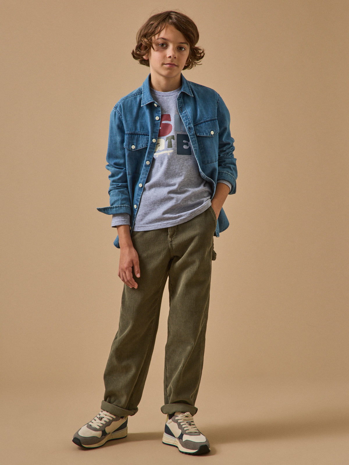 Jungen T-Shirt mit Druckmotiv – Bio-Baumwolle