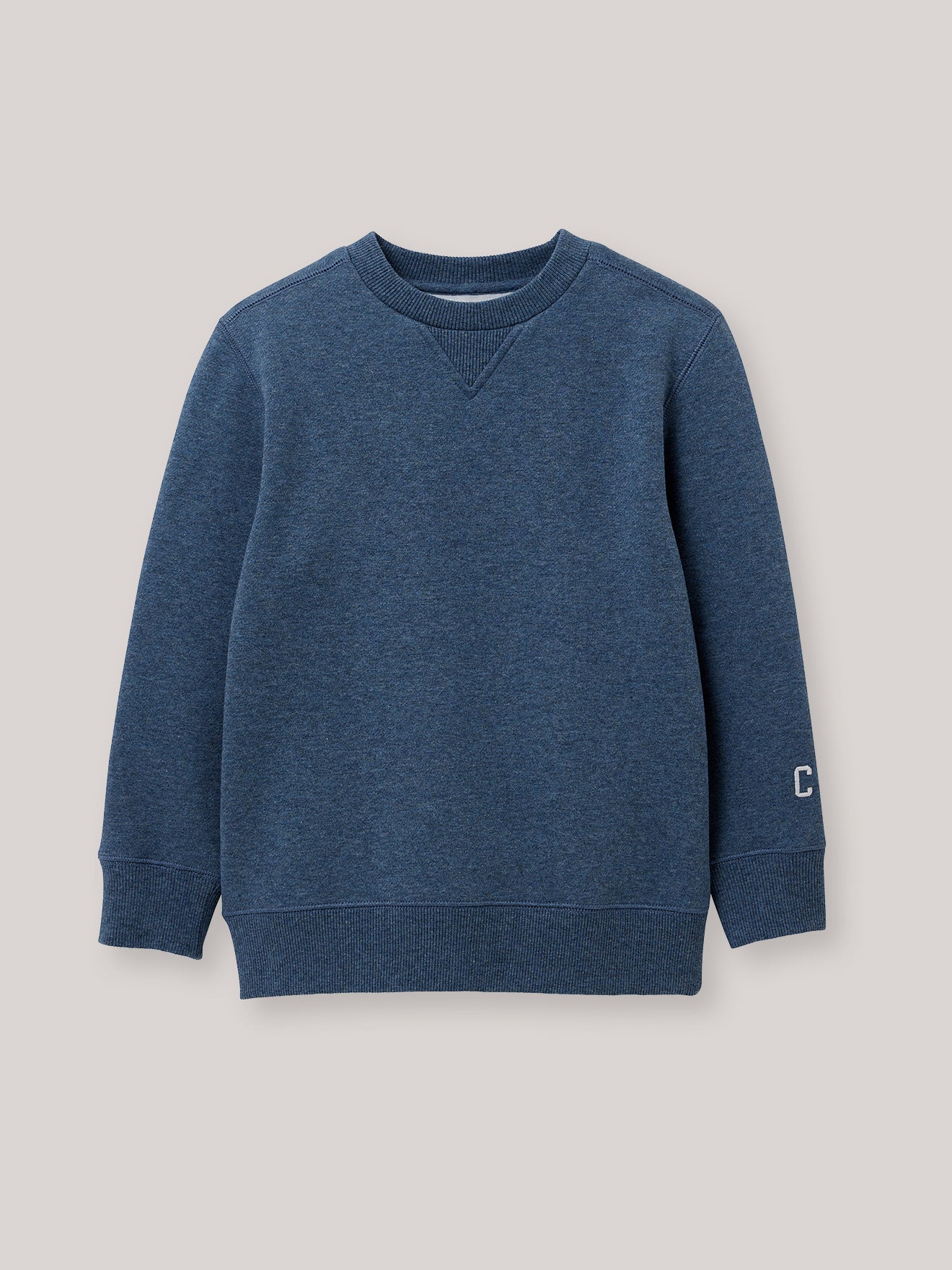 Jungen-Sweatshirt mit rundem Kragen