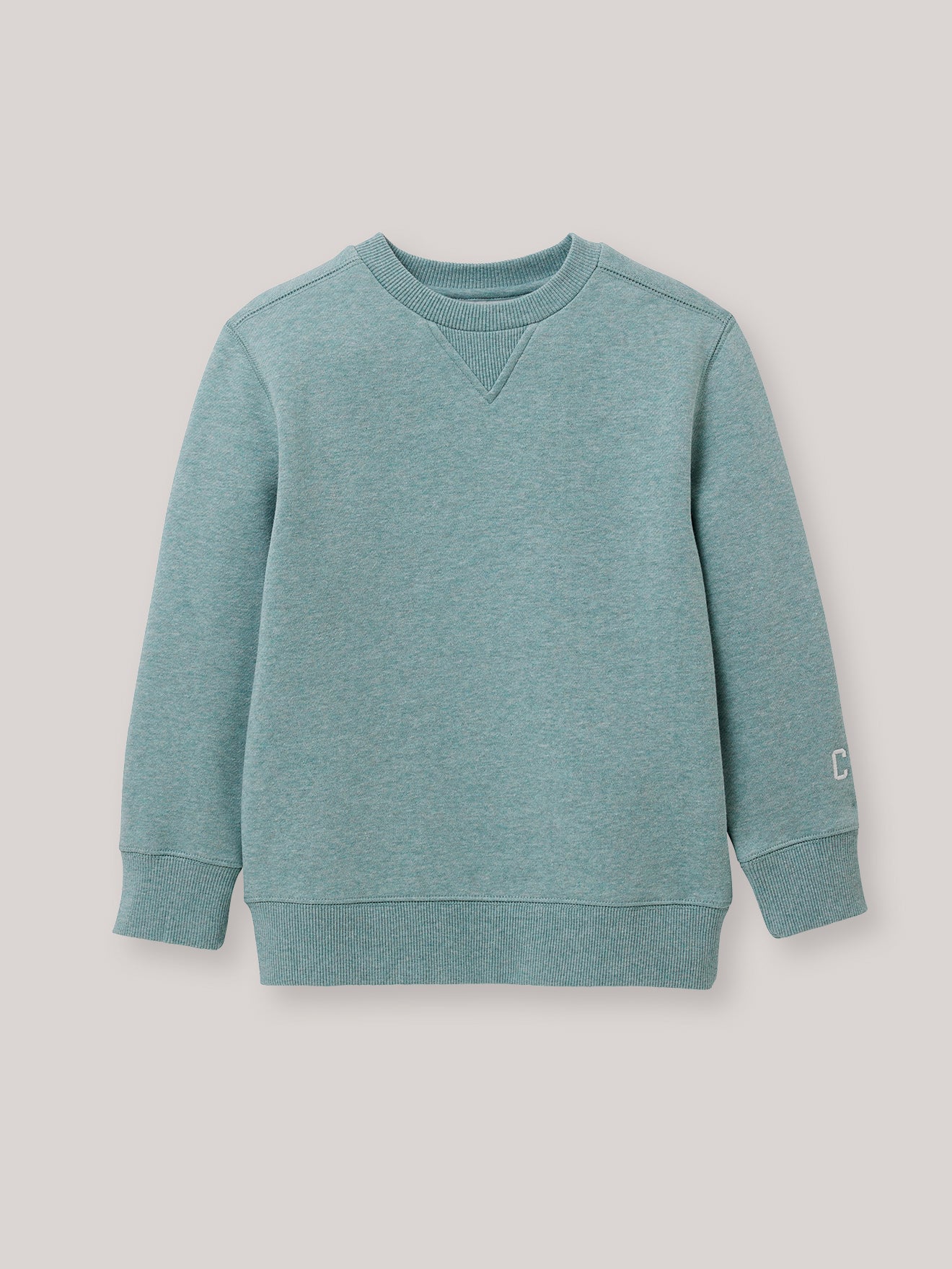 Jungen-Sweatshirt mit rundem Kragen