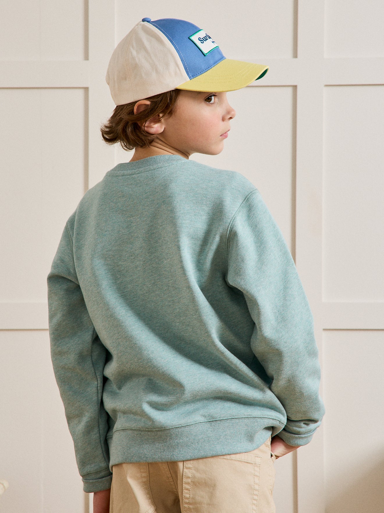 Jungen-Sweatshirt, meliert