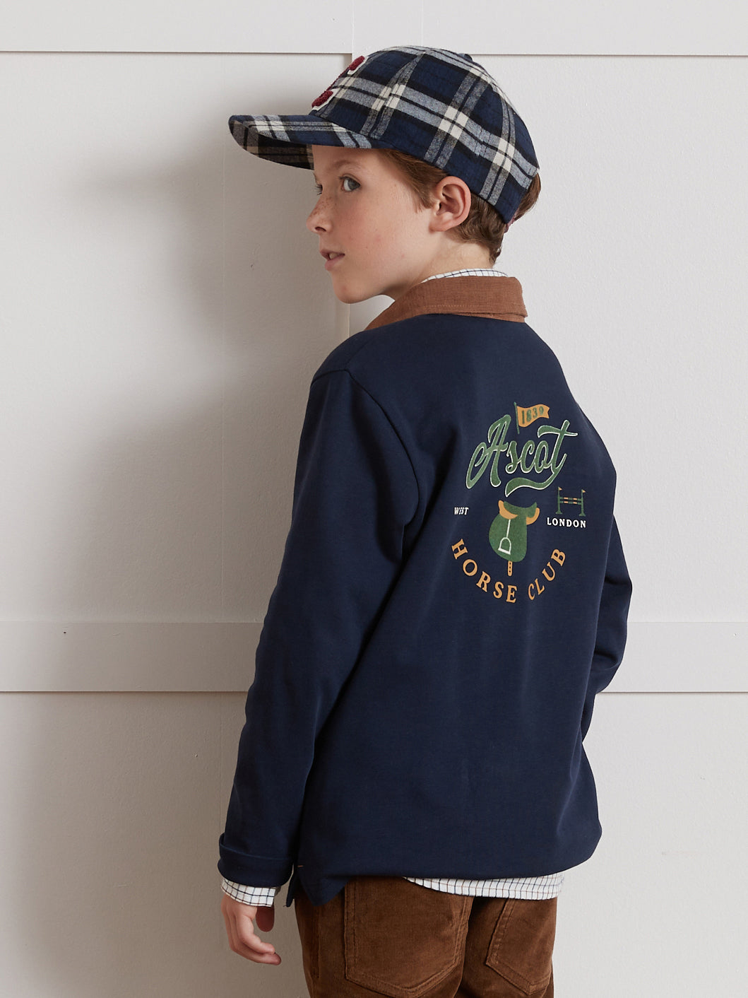 Jungen-Poloshirt mit Stickerei – Bio-Baumwolle