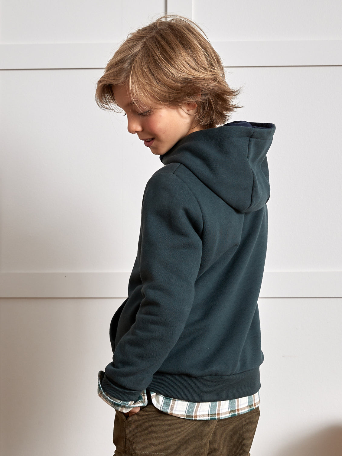 Jungen-Sweatshirt mit Kapuze