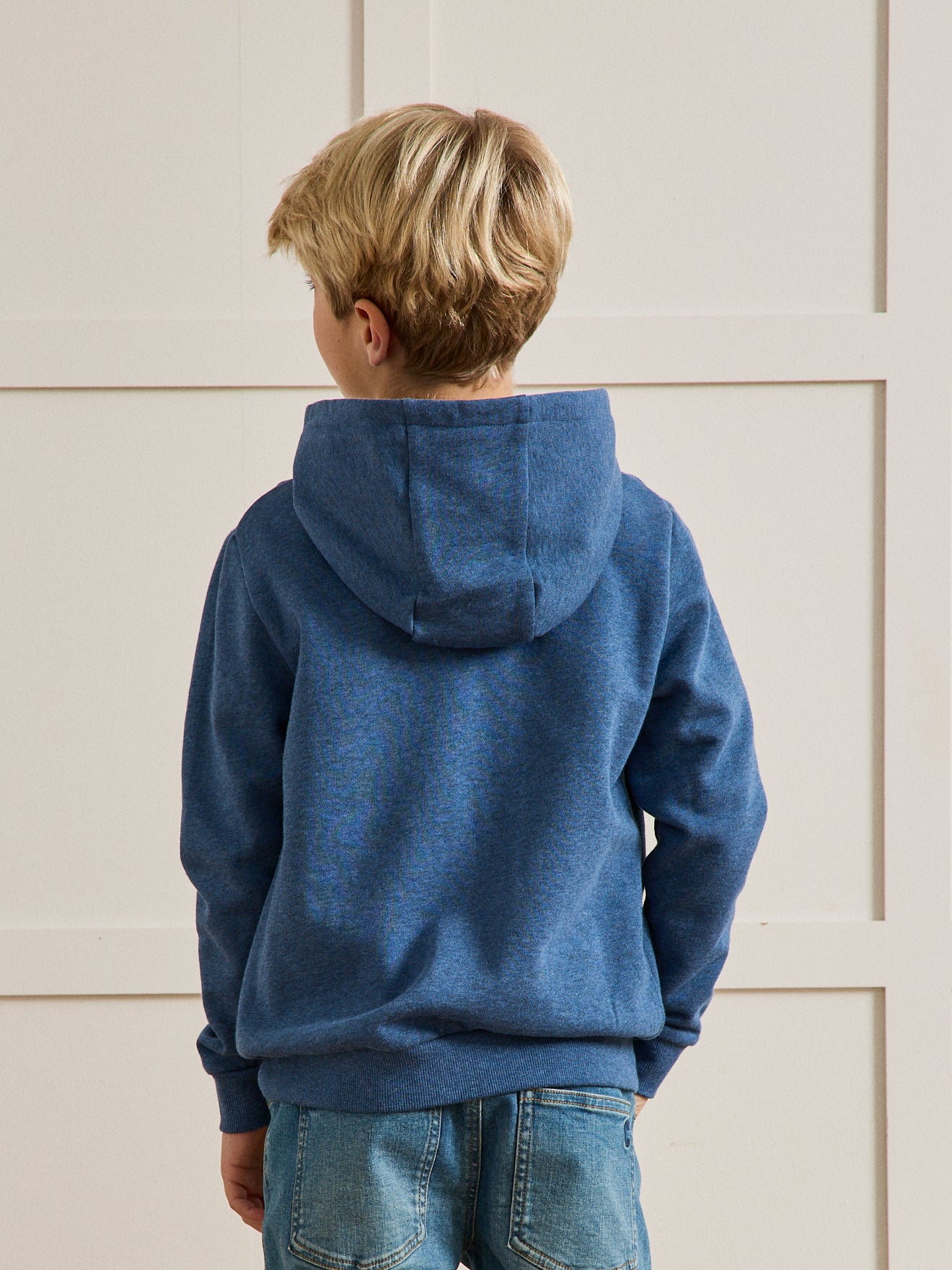 Jungen-Sweatshirt mit Kapuze – Bio-Baumwolle