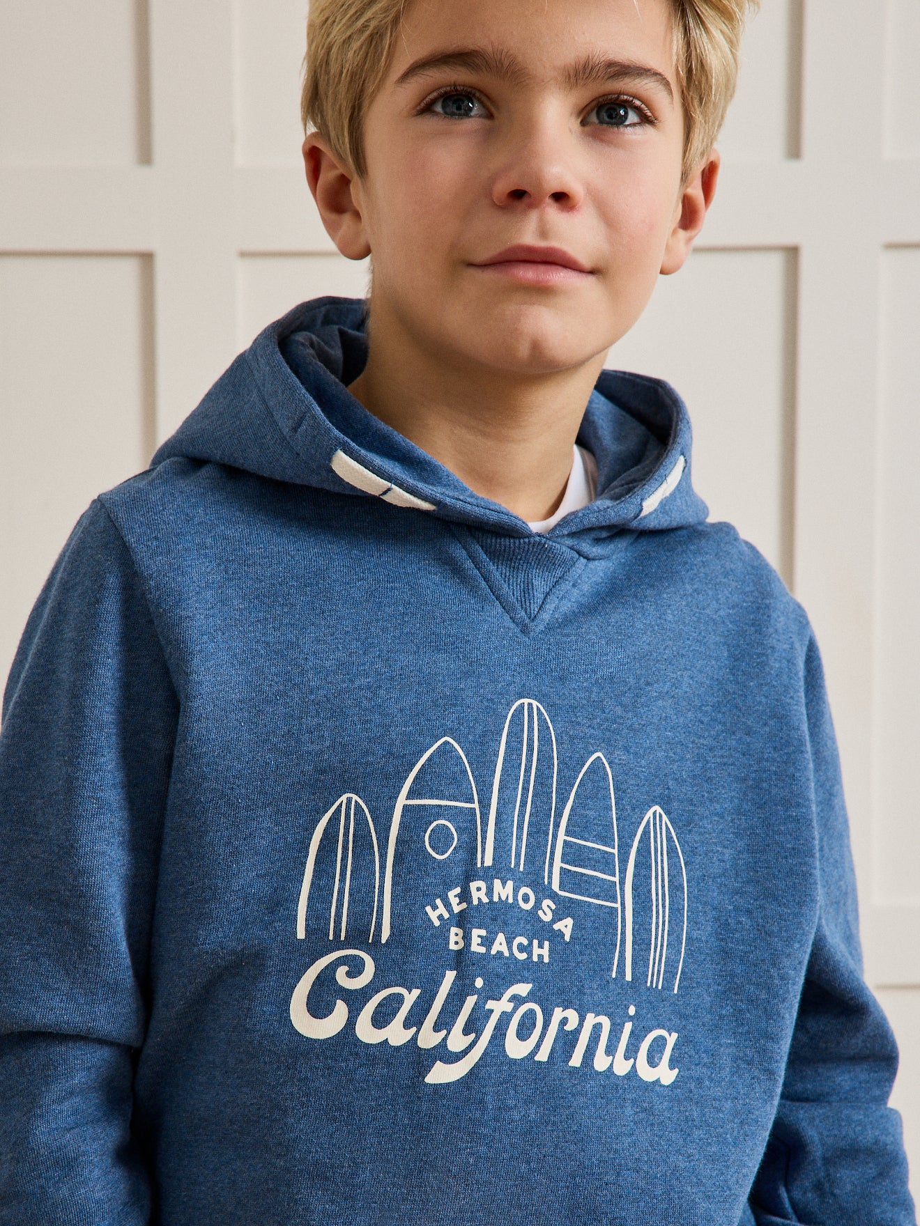 Jungen-Sweatshirt mit Kapuze – Bio-Baumwolle