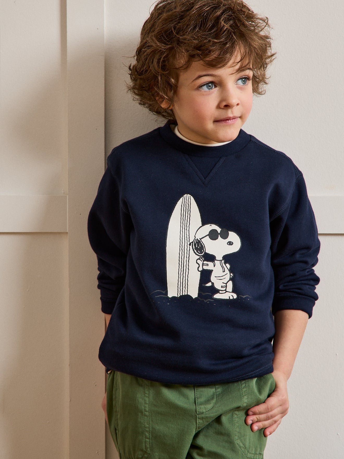 Kinder-Sweatshirt Cyrillus X PEANUTS™ – Snoopy-Kollektion