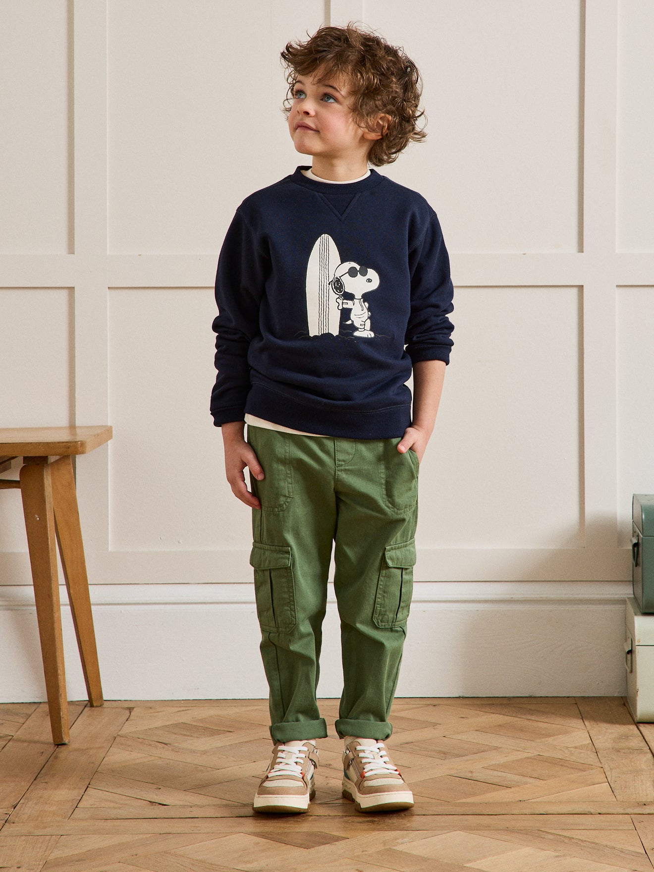 Kinder-Sweatshirt Cyrillus X PEANUTS™ – Snoopy-Kollektion