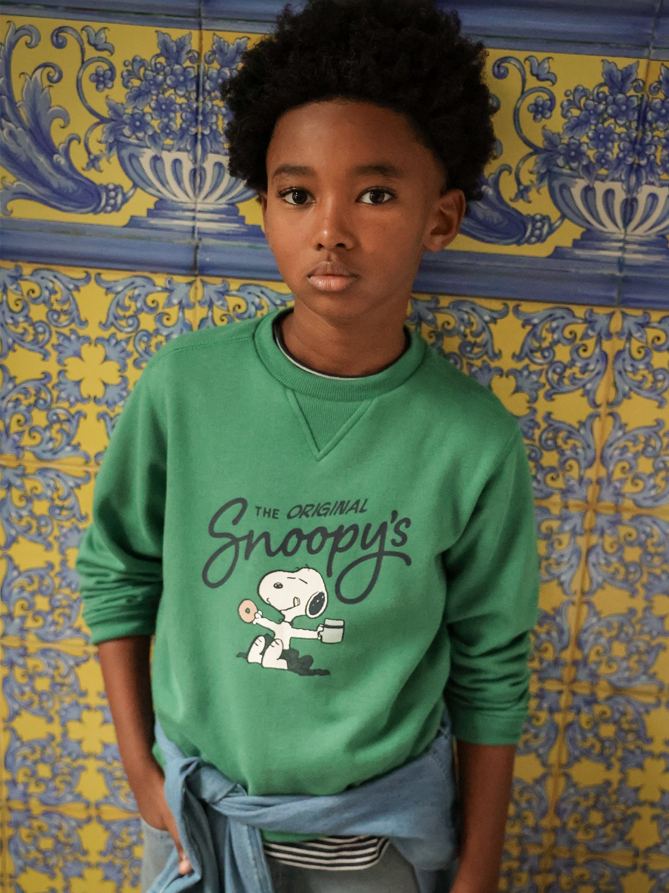 Kinder-Sweatshirt Cyrillus X PEANUTS™ – Snoopy-Kollektion