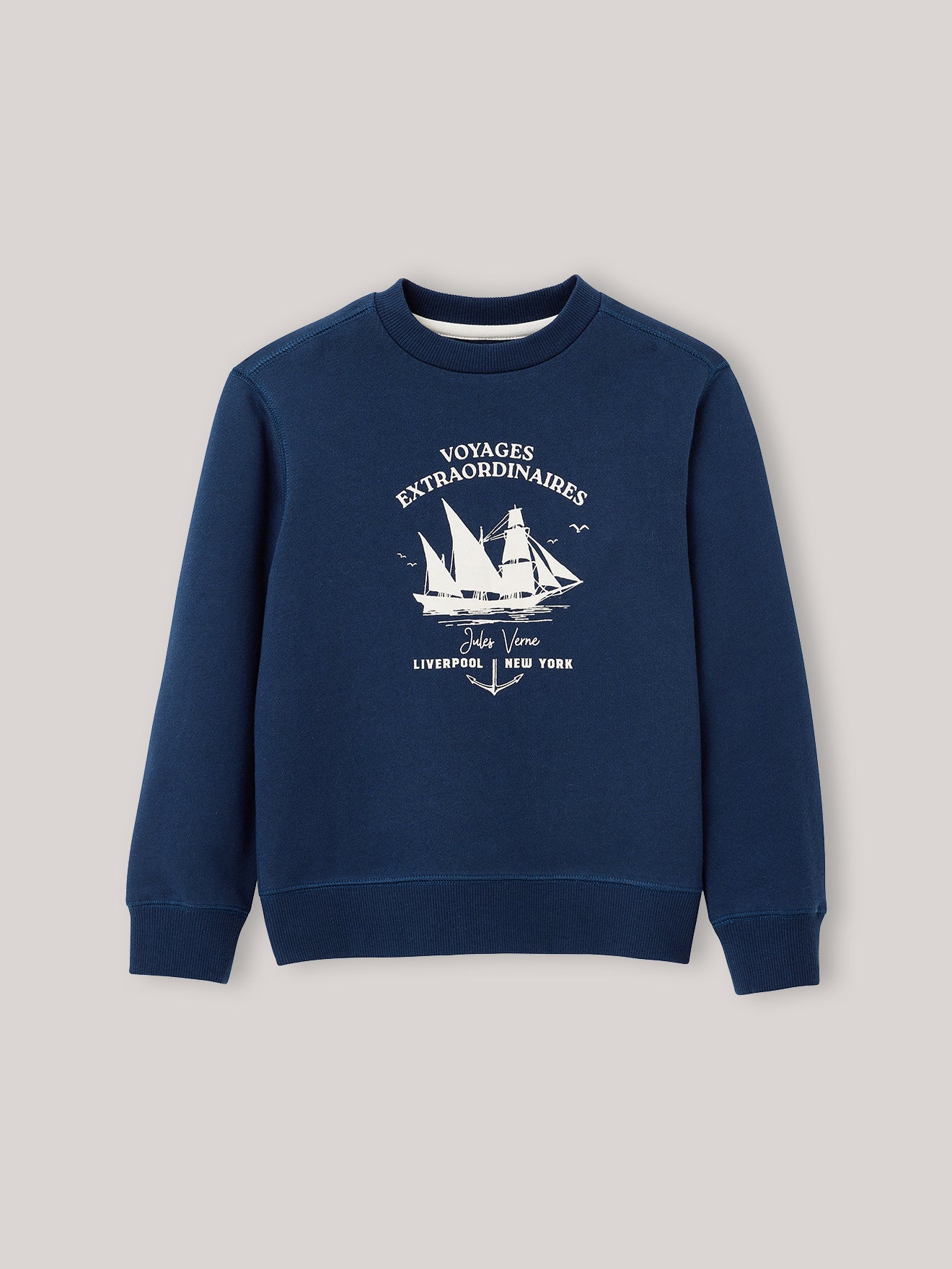 Kinder-Sweatshirt aus der Jules Verne Kollektion – Bio-Baumwolle