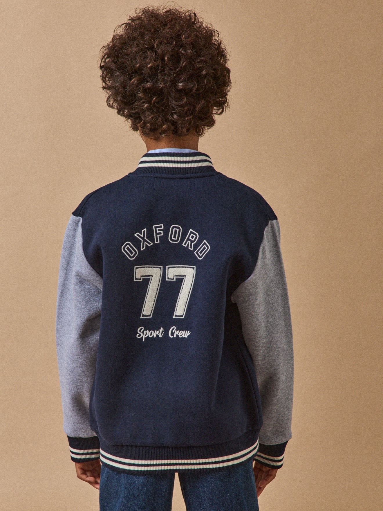 Jungen-Sweatshirt im Teddy-Schnitt