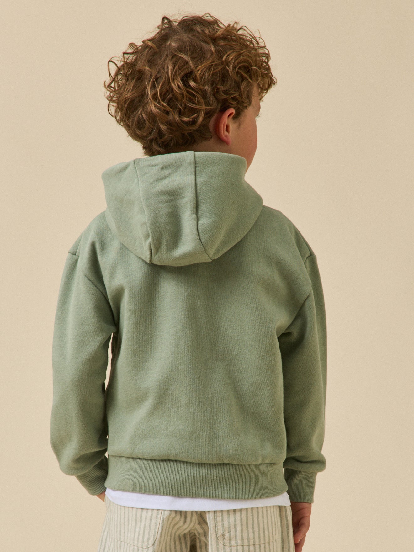 Jungen-Sweatshirt mit Kapuze – Bio-Baumwolle