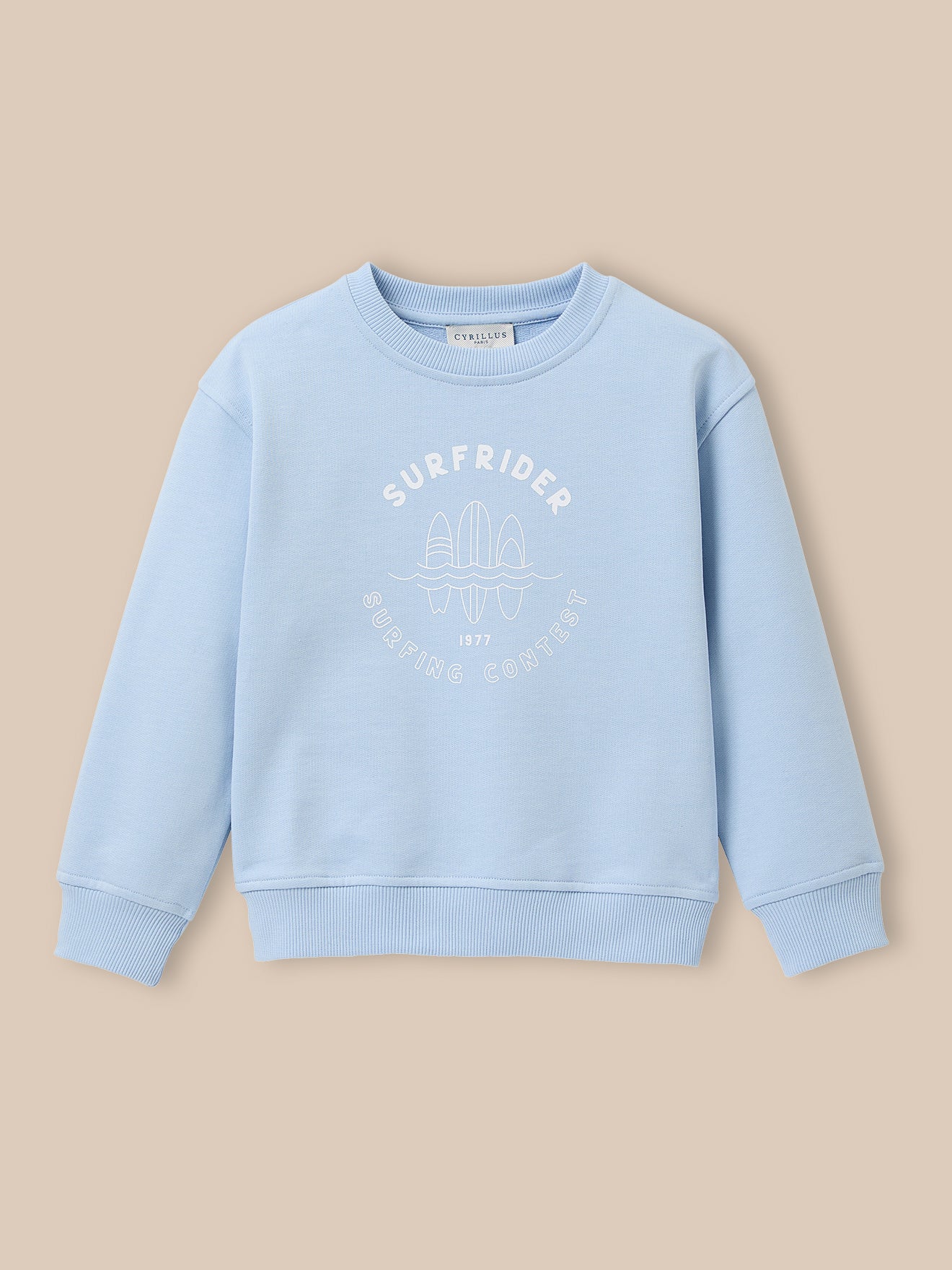 Jungen-Sweatshirt im Surf-Look – Bio-Baumwolle