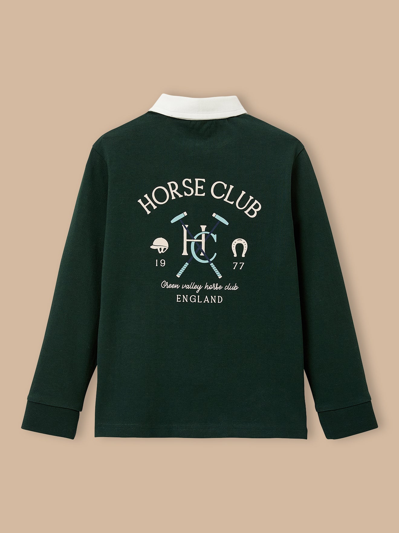 Jungen-Rugby-Poloshirt