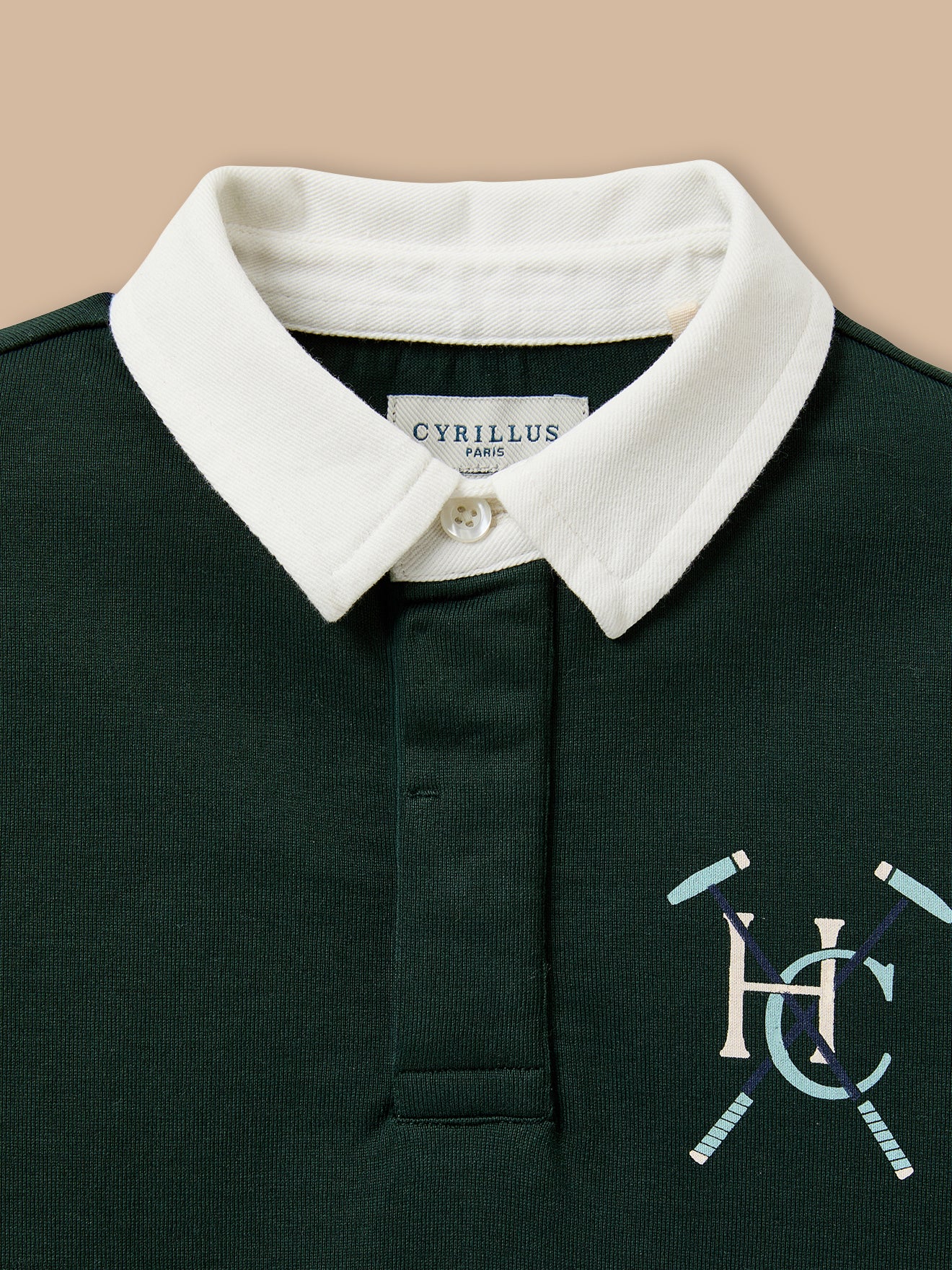 Jungen-Rugby-Poloshirt