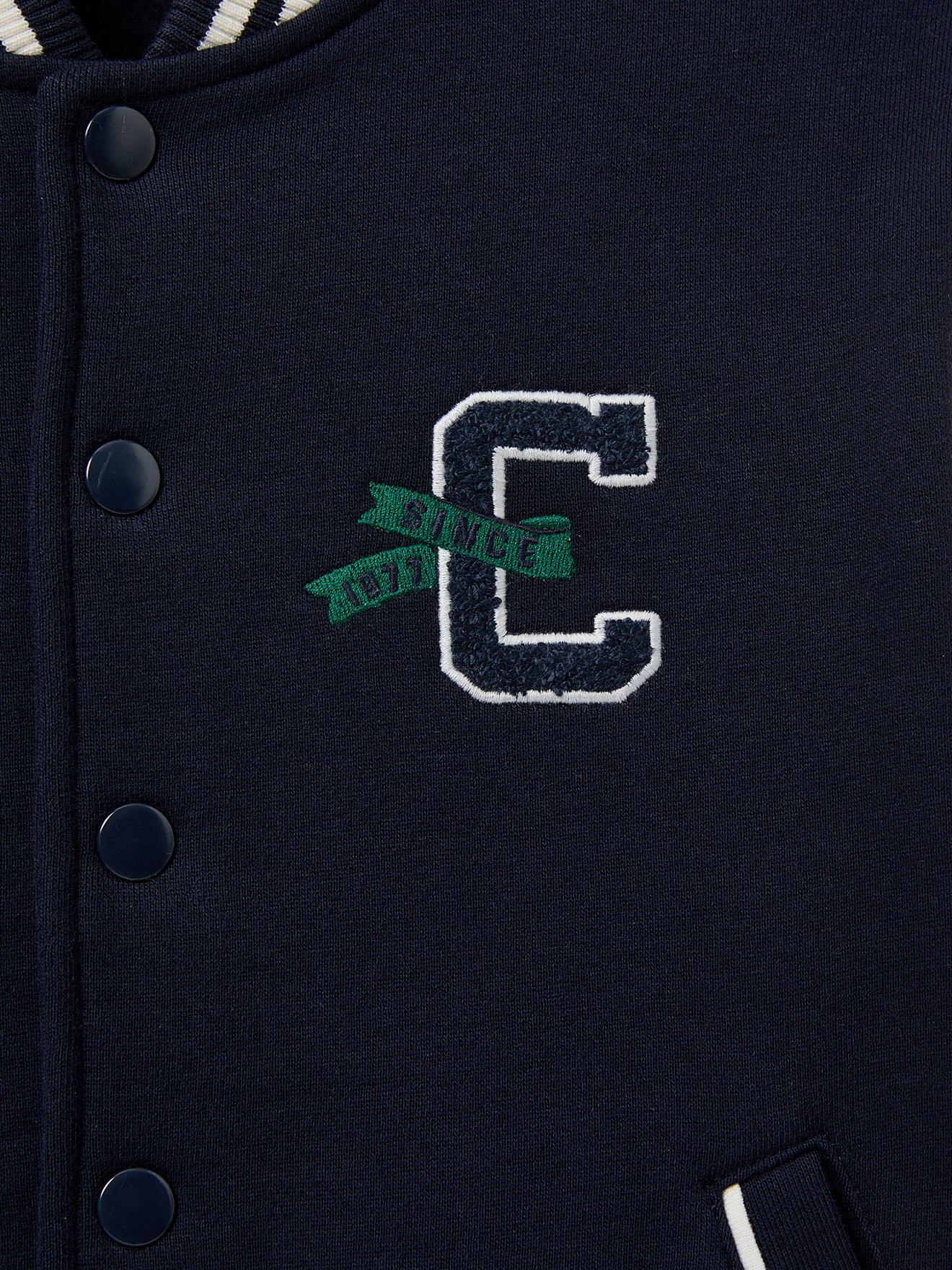 Jungen Teddy-Blouson mit Stickerei