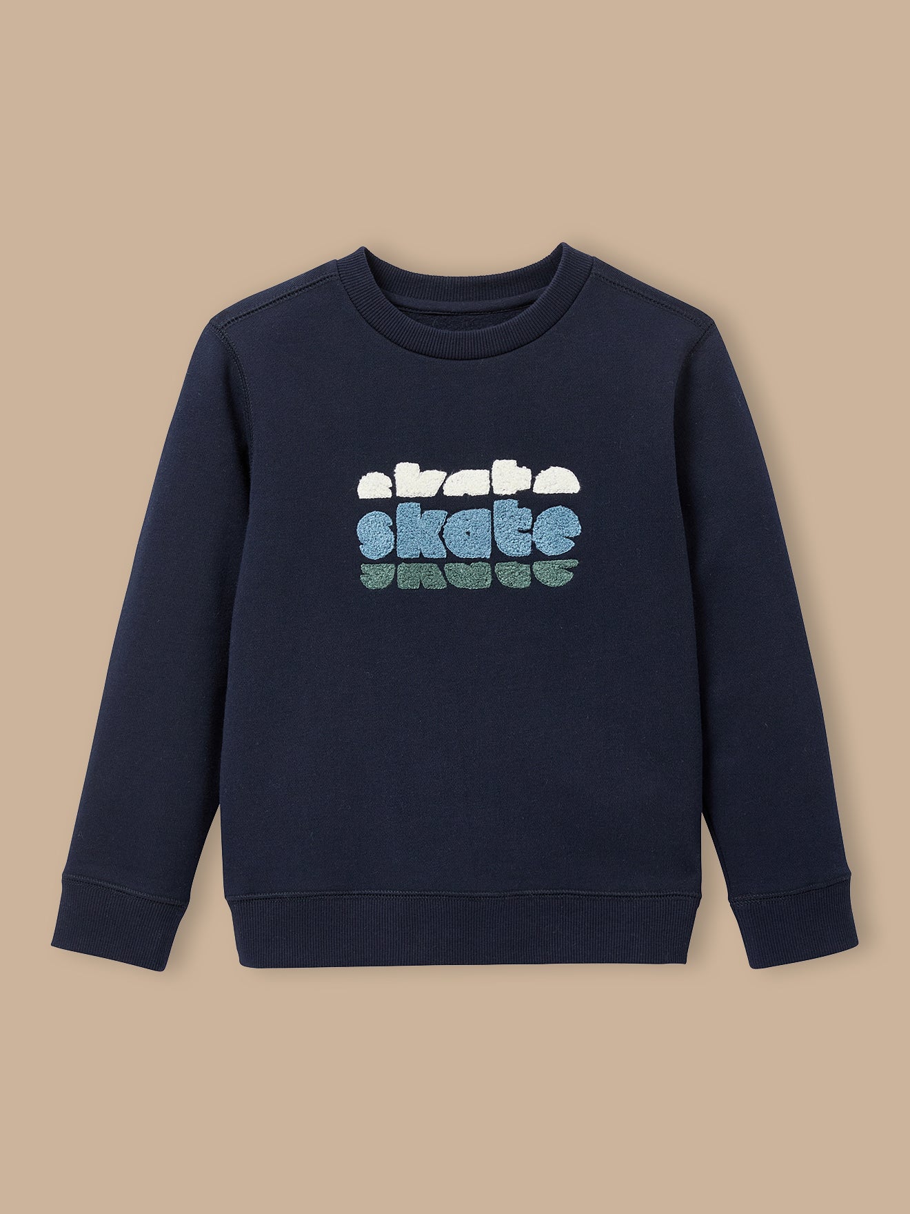 Jungen-Sweatshirt mit Stickerei