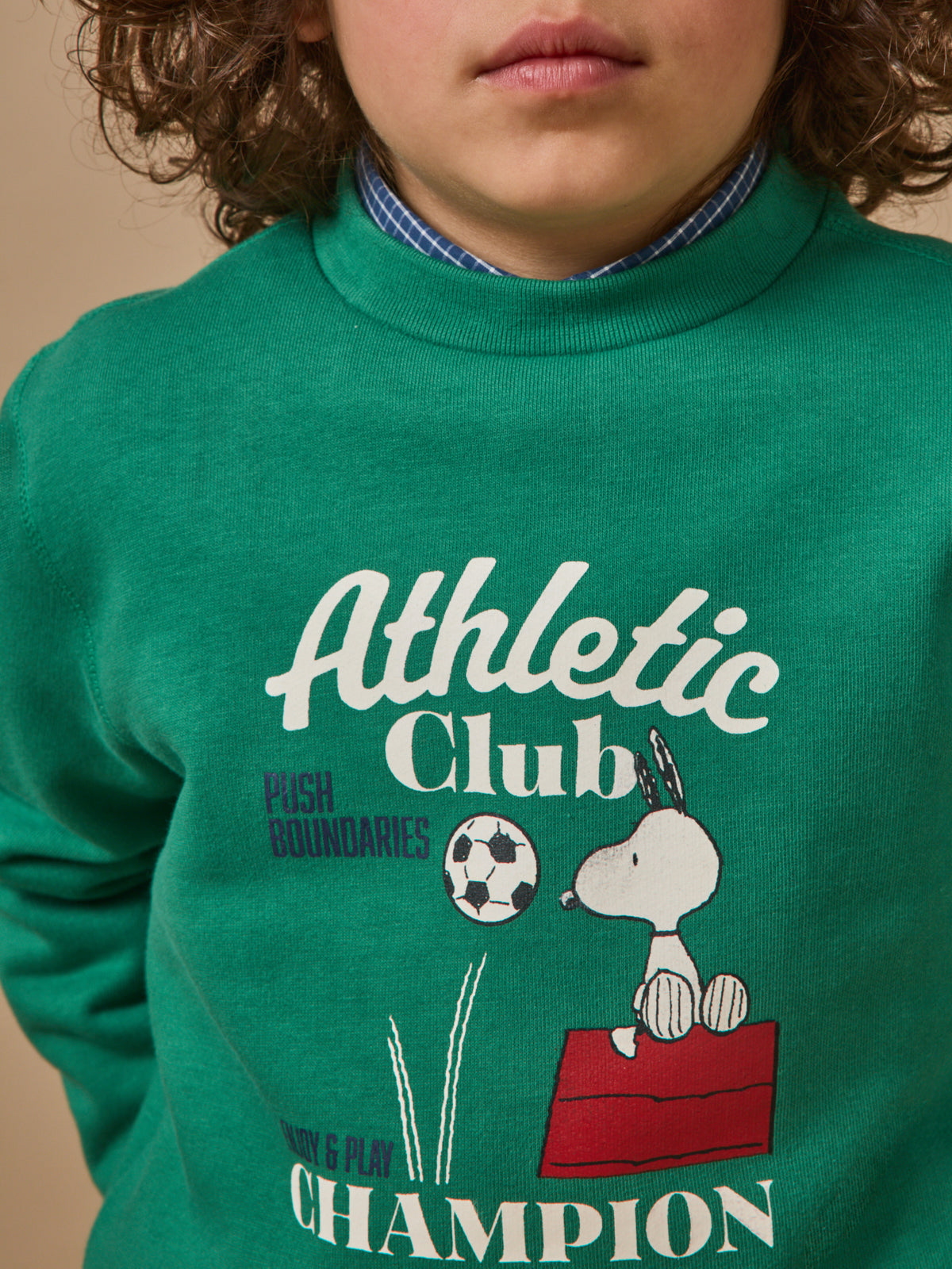 Kinder-Sweatshirt Cyrillus X PEANUTS™ – « Snoopy » Kollektion