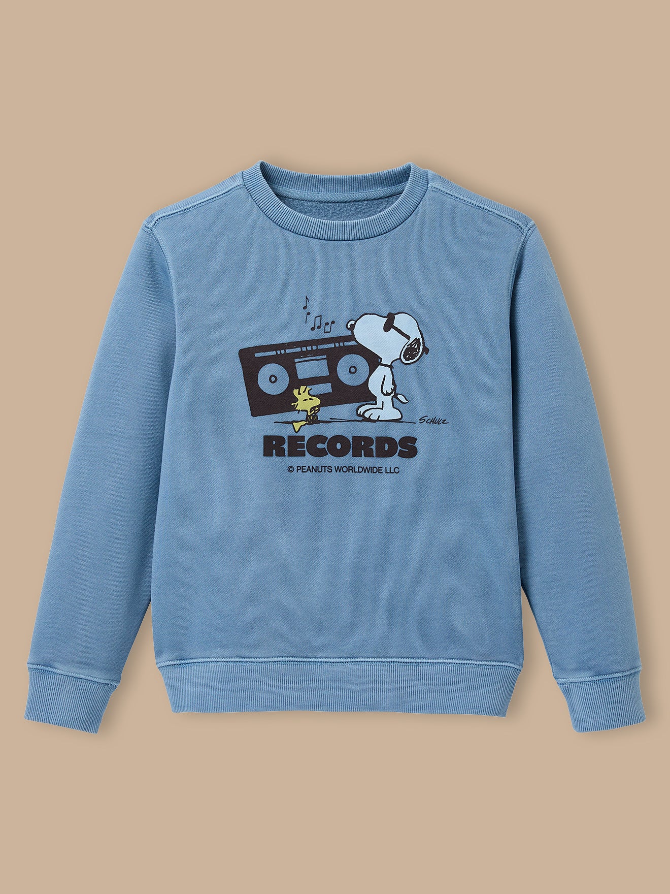 Kinder-Sweatshirt Cyrillus X PEANUTS™ – Kollektion « Snoopy »