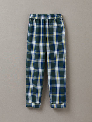 Jungen-Pyjama aus Mischgewebe mit Karomuster