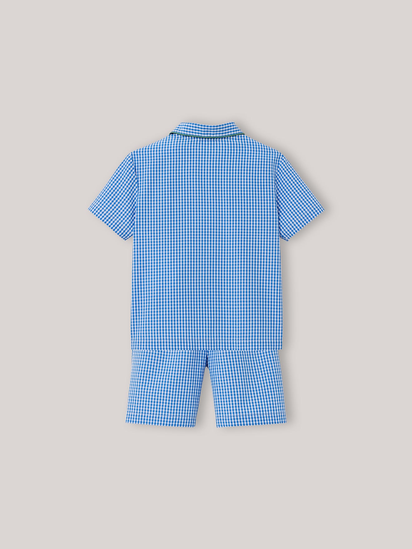 Jungen Kurz-Pyjama mit Vichy-Karos