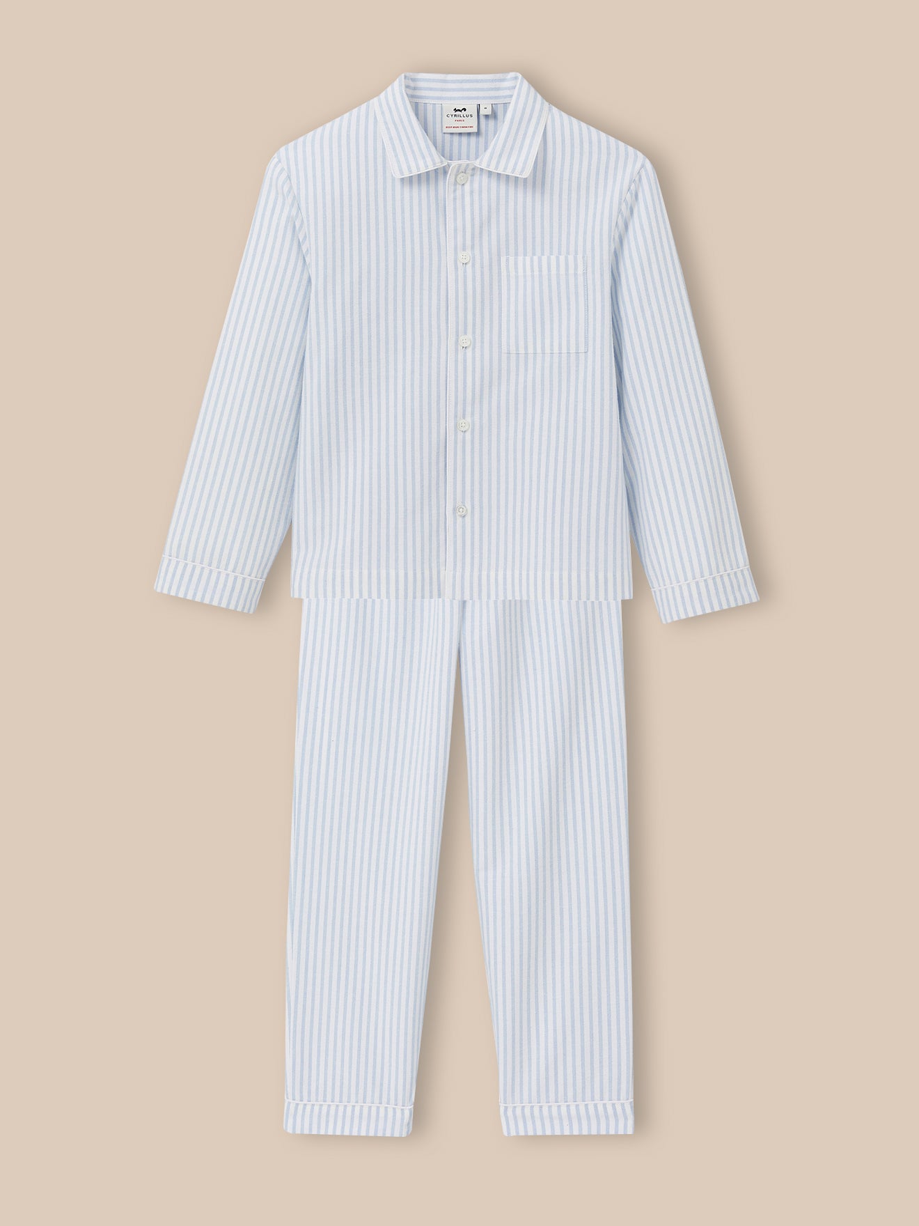 Jungen-Pyjama mit Streifen