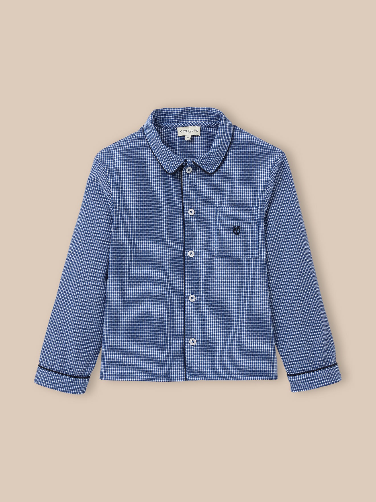 Jungen-Pyjama mit Vichy-Karos