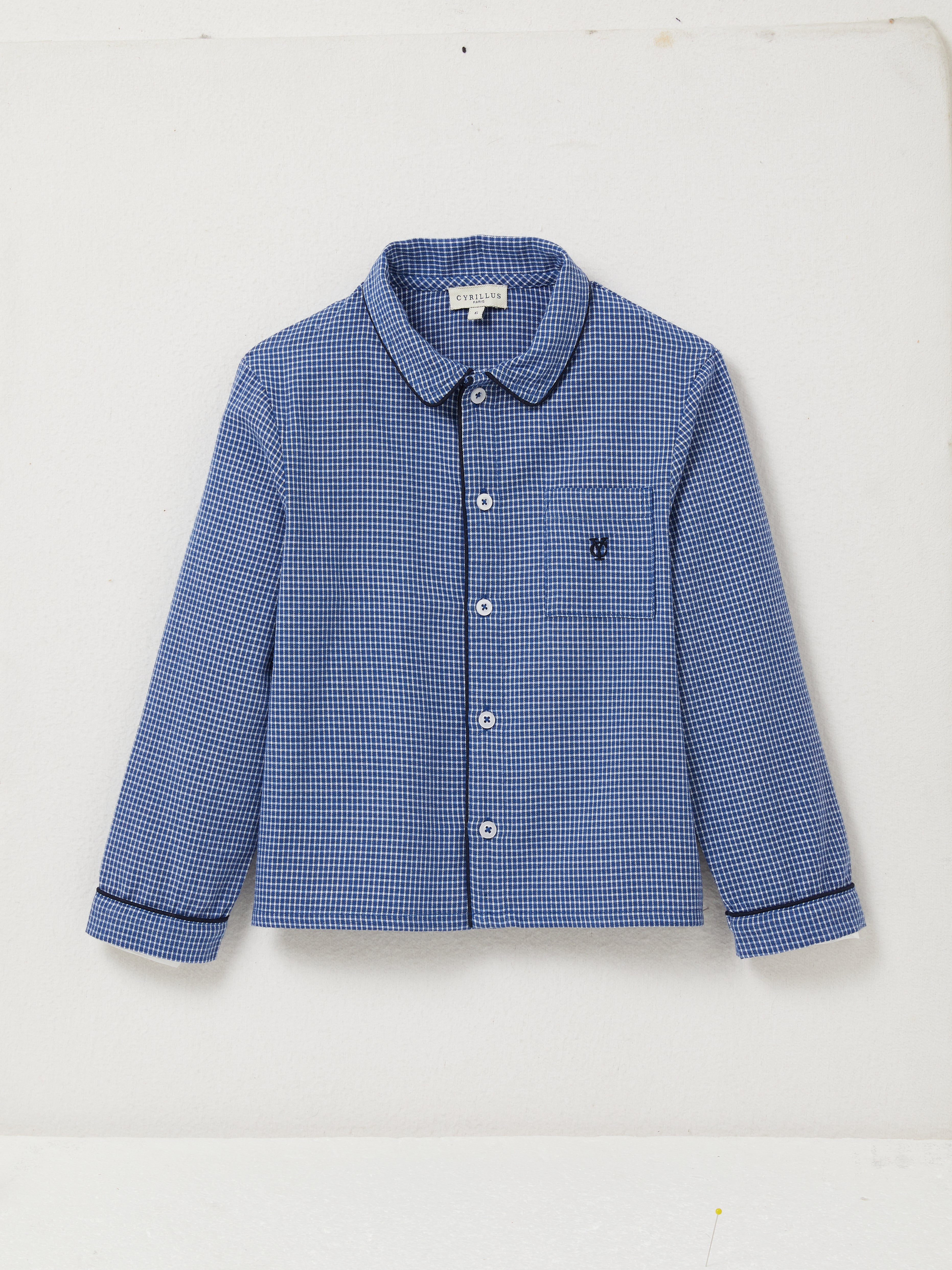 Jungen-Pyjama mit Vichy-Karos