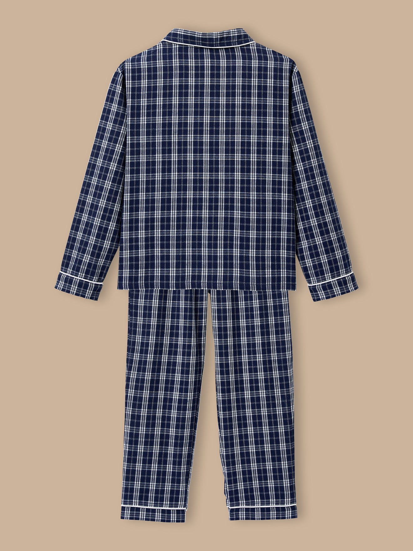 Jungen-Pyjama mit großem Karomuster