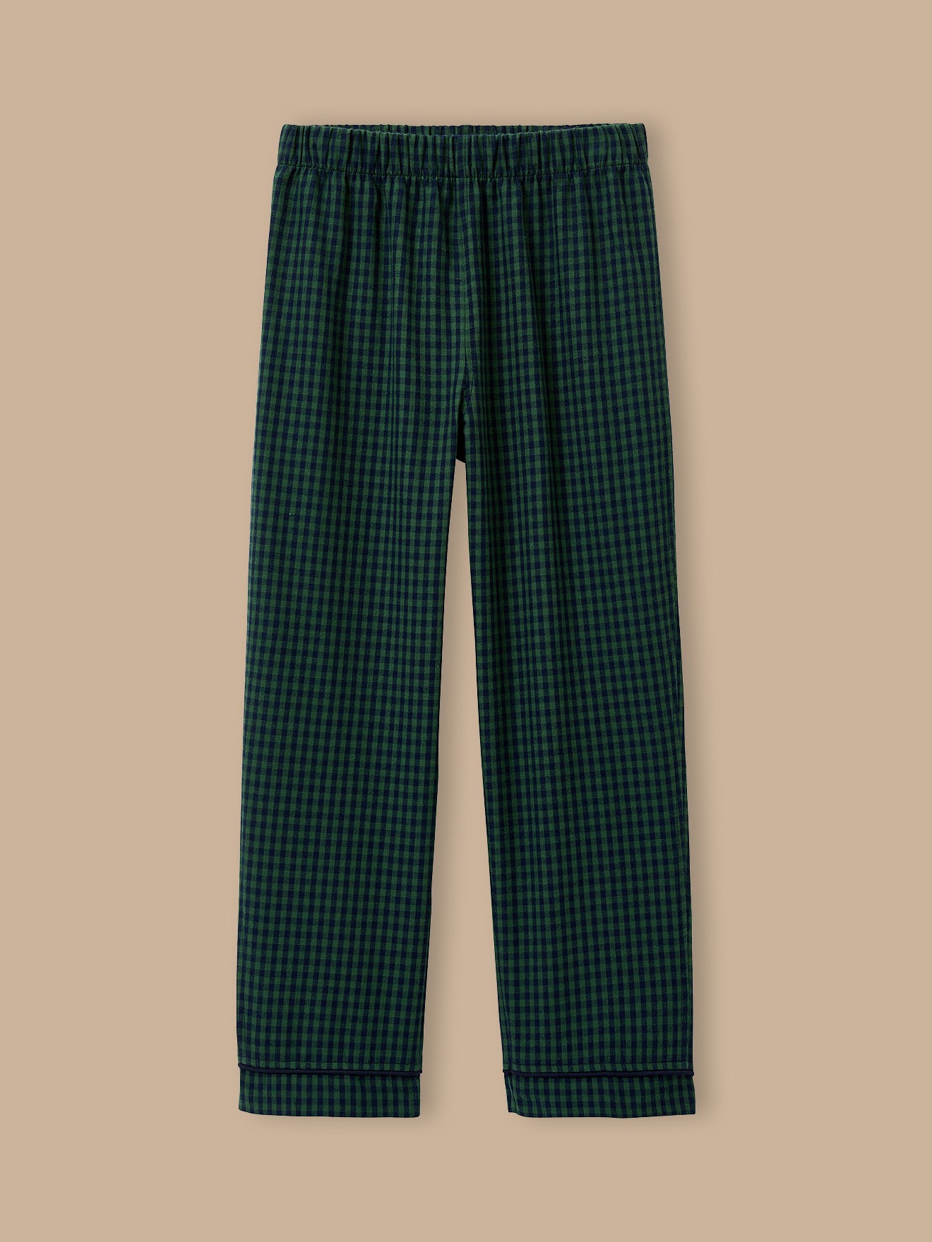 Jungen-Pyjama im Großvater-Look mit Karomuster
